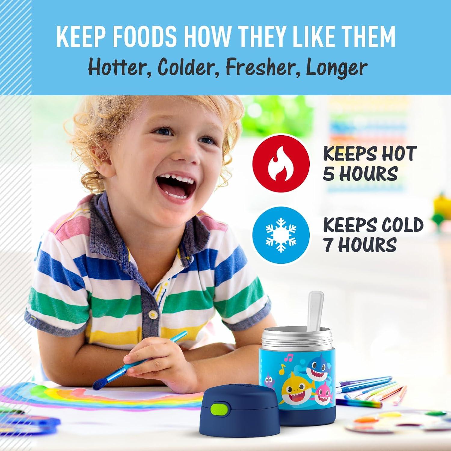 Tarro de Comida Aislado Thermos Baby Shark 10oz Acero Inoxidable