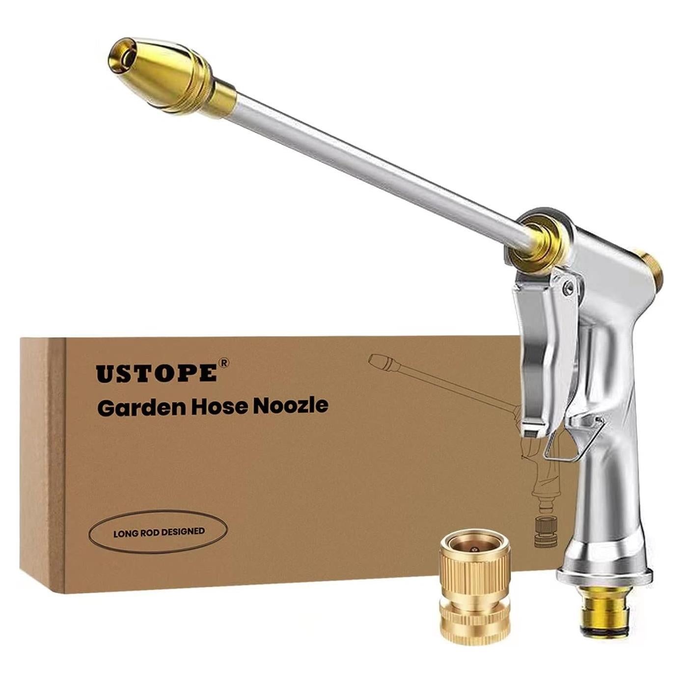 Boquilla de Manguera Ustope 24,89 cm Alta Presión Jardín