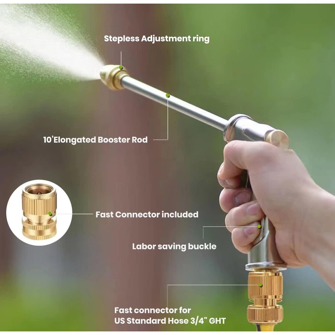 Boquilla de Manguera Ustope 24,89 cm Alta Presión Jardín