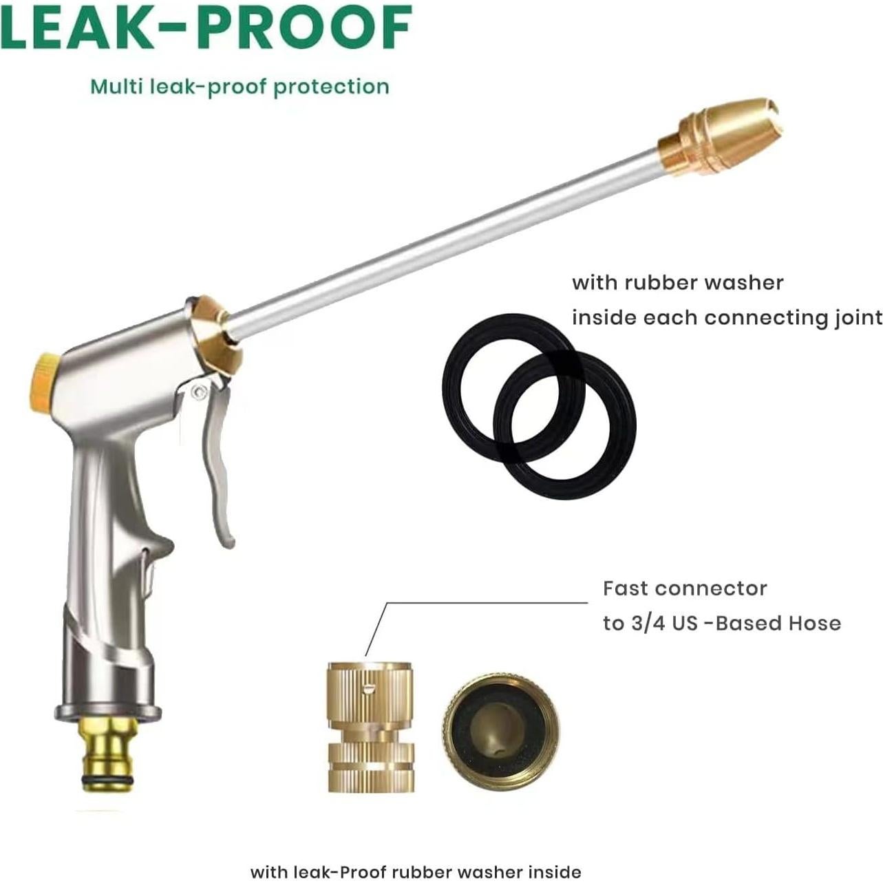 Boquilla de Manguera Ustope 24,89 cm Alta Presión Jardín