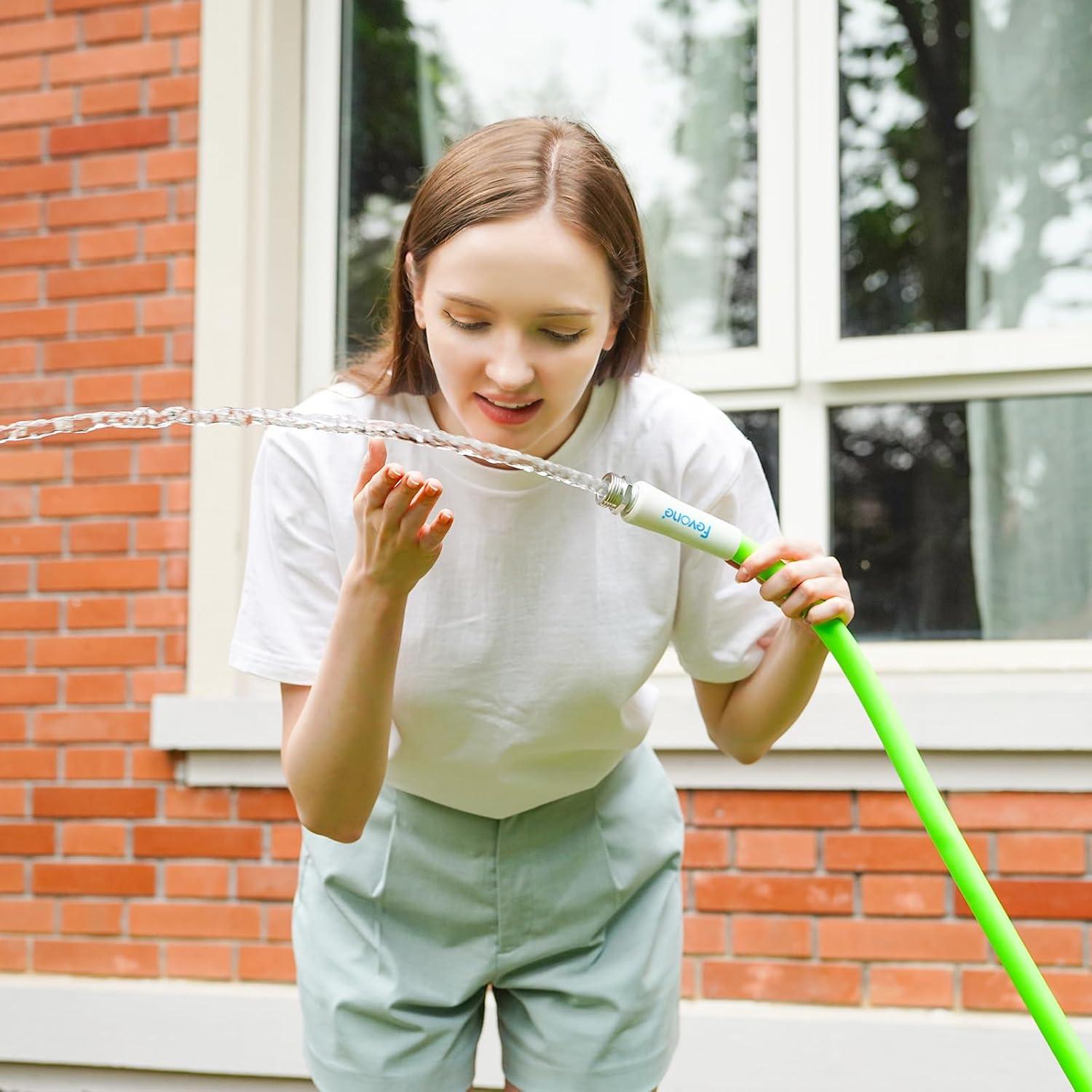 Manguera de Jardín FEVONE 30.48 m Resistente a Torceduras