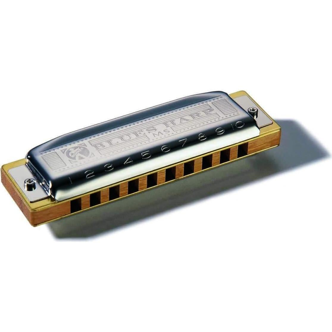 Hohner Blues Harp Armónica Clave E 10 Cuerdas Doussie
