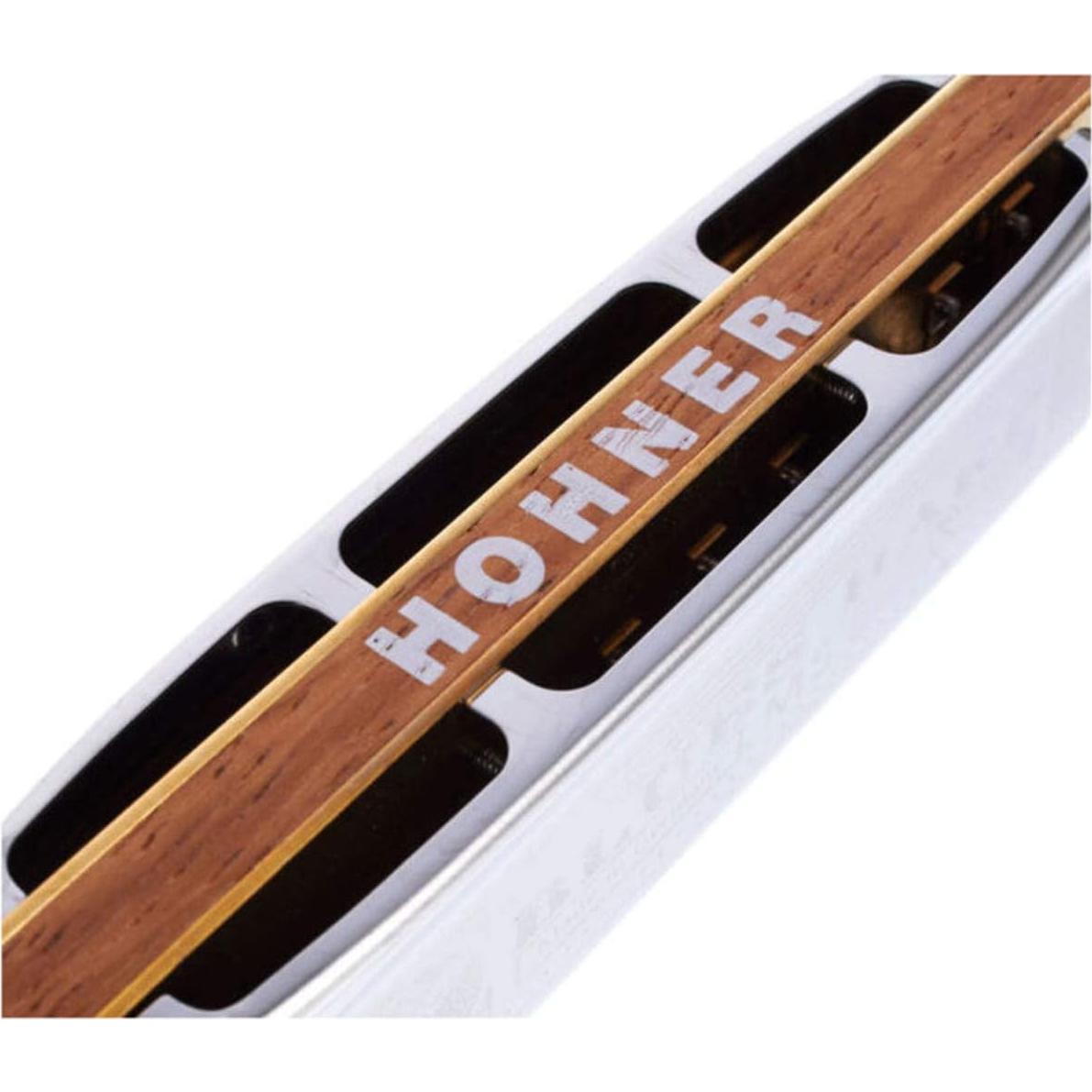 Hohner Blues Harp Armónica Clave E 10 Cuerdas Doussie