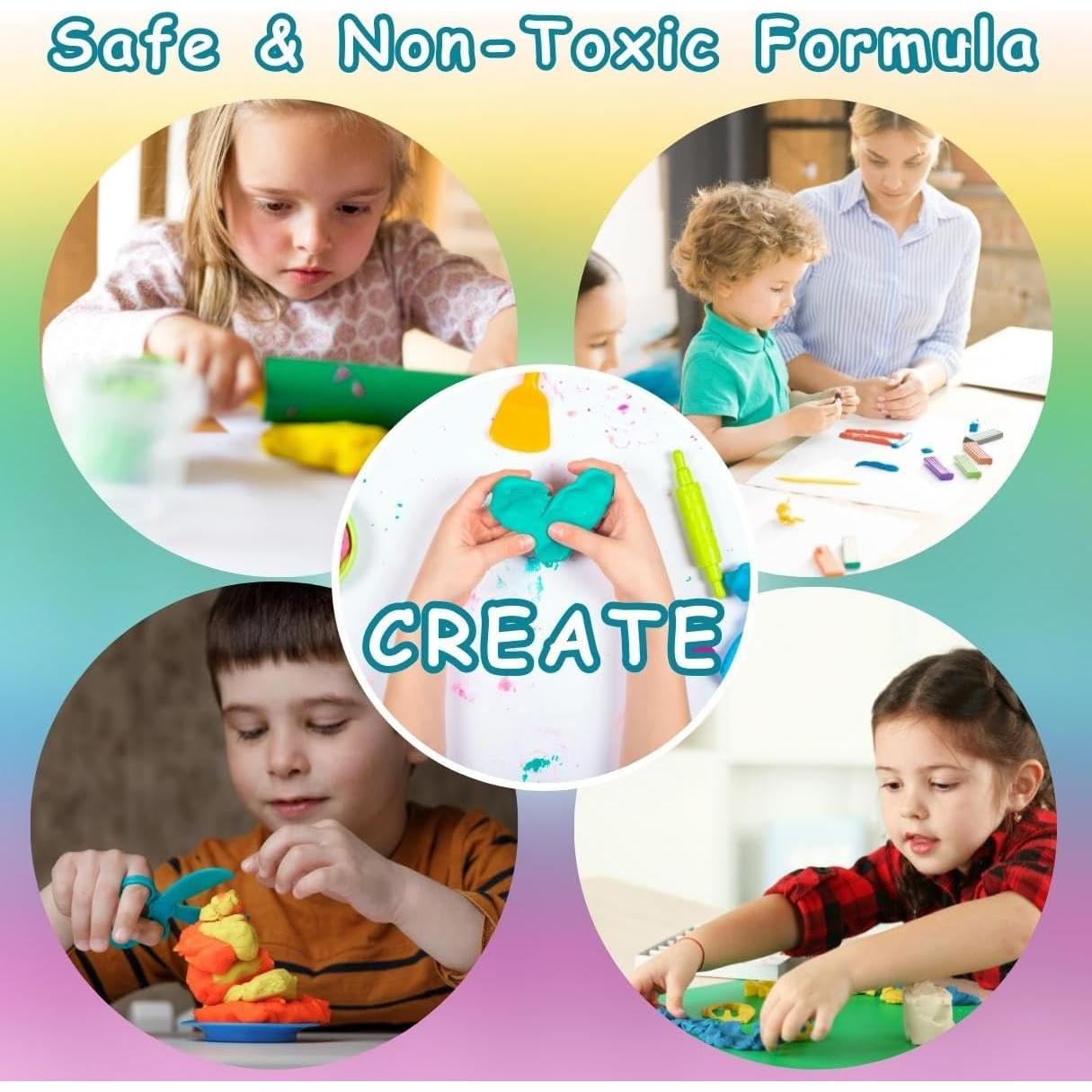 Set de 36 colores de arcilla de espuma - Pixiss 300g