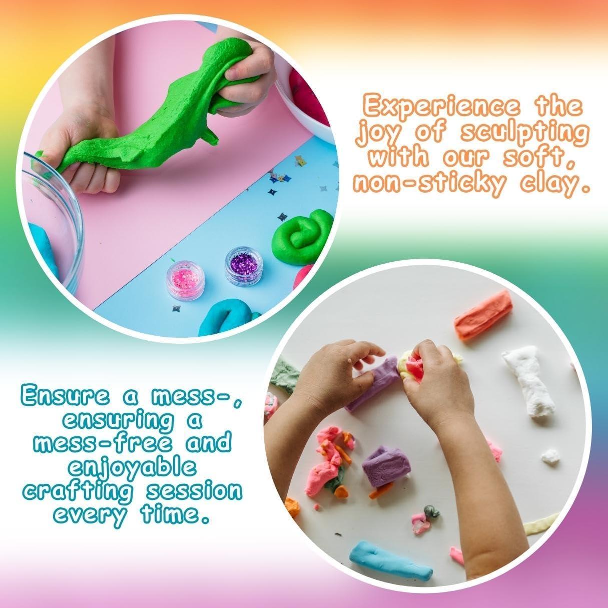 Set de 36 colores de arcilla de espuma - Pixiss 300g