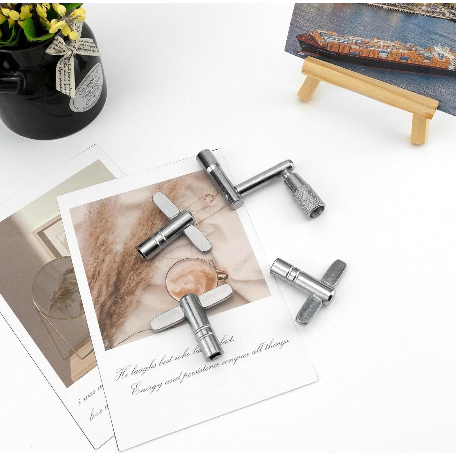 Llaves de Tambor Quacc 4 PCS con Llave de Velocidad