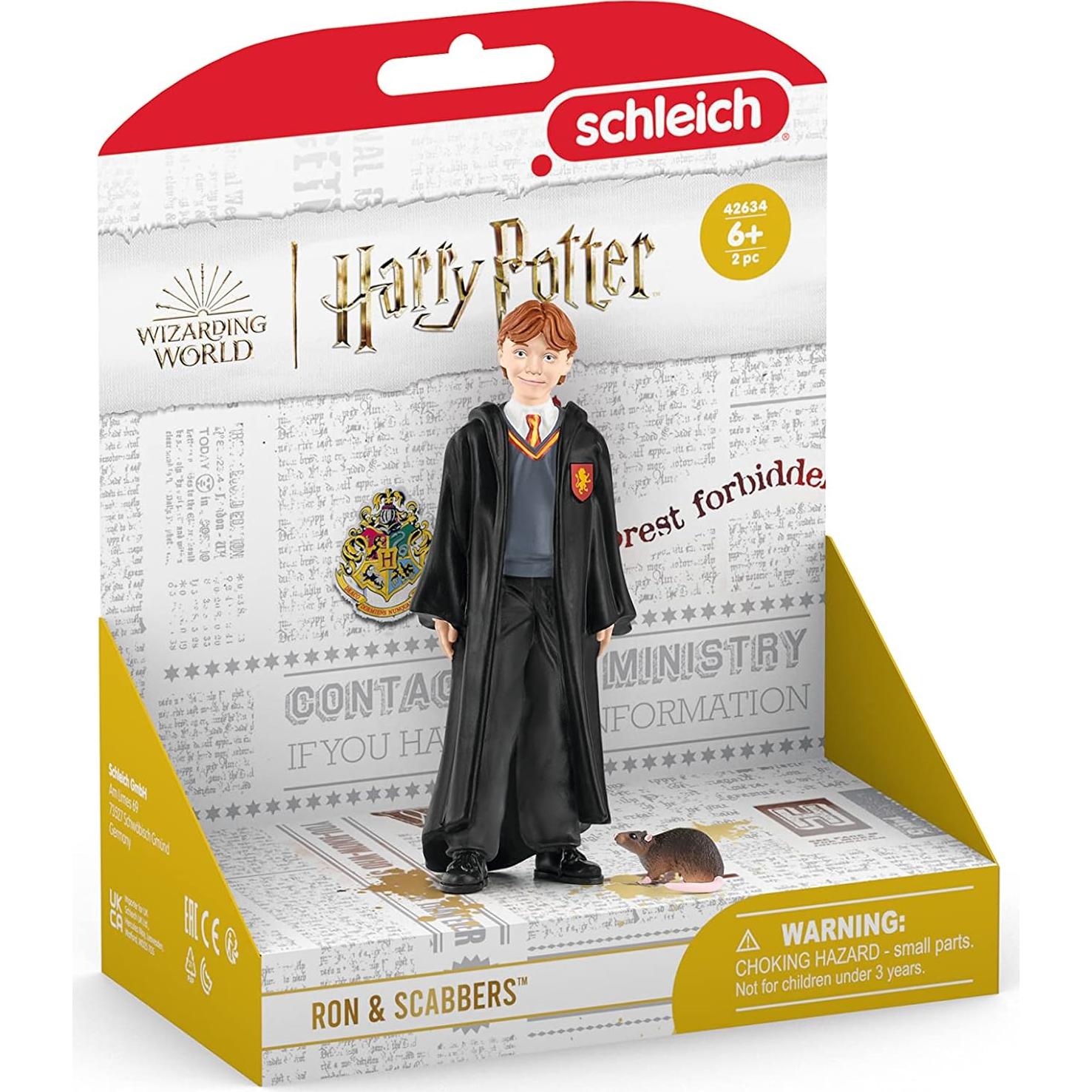 Conjunto Ron Weasley y Scabbers Schleich 2 piezas 6 años+