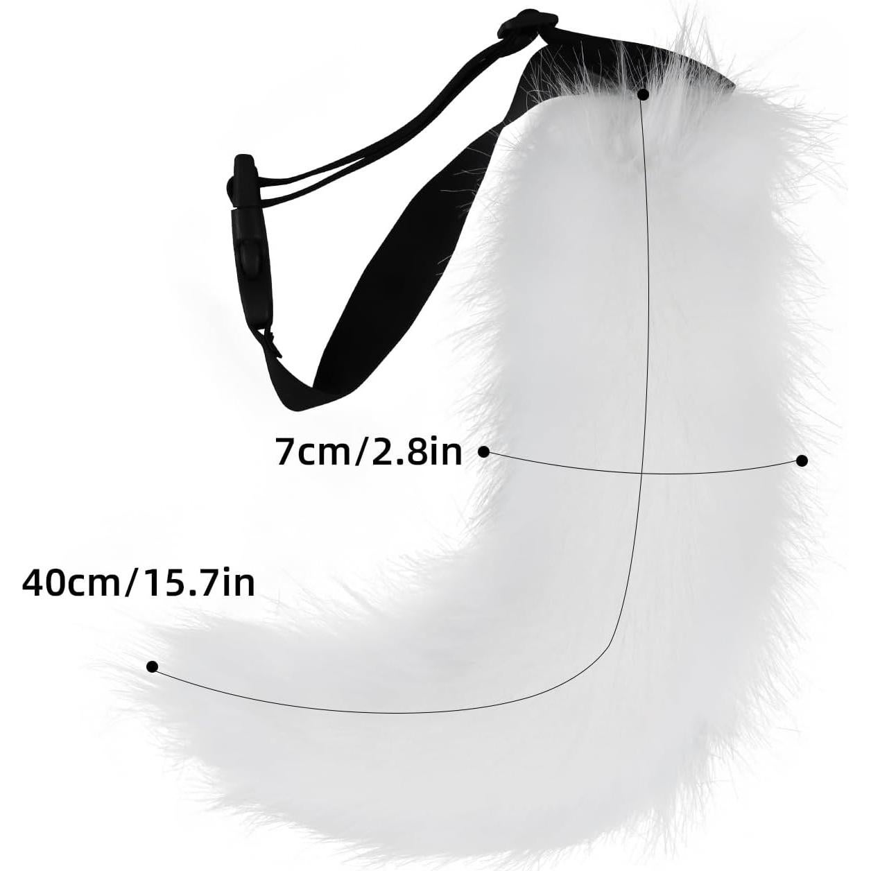 Disfraz Cola de Gato Sintética para Cosplay - Talla Única