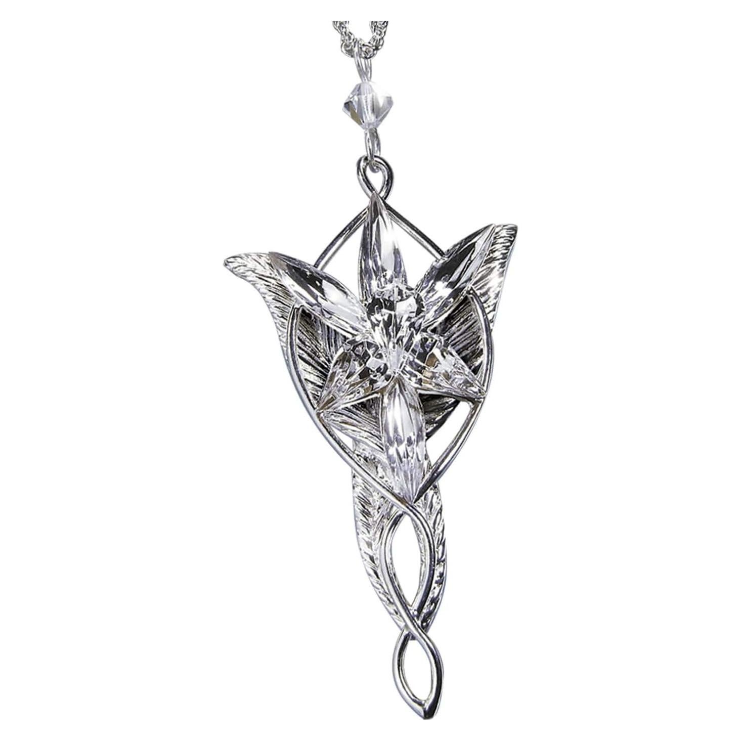 Colgante Evenstar Arwen The Noble Collection Plata