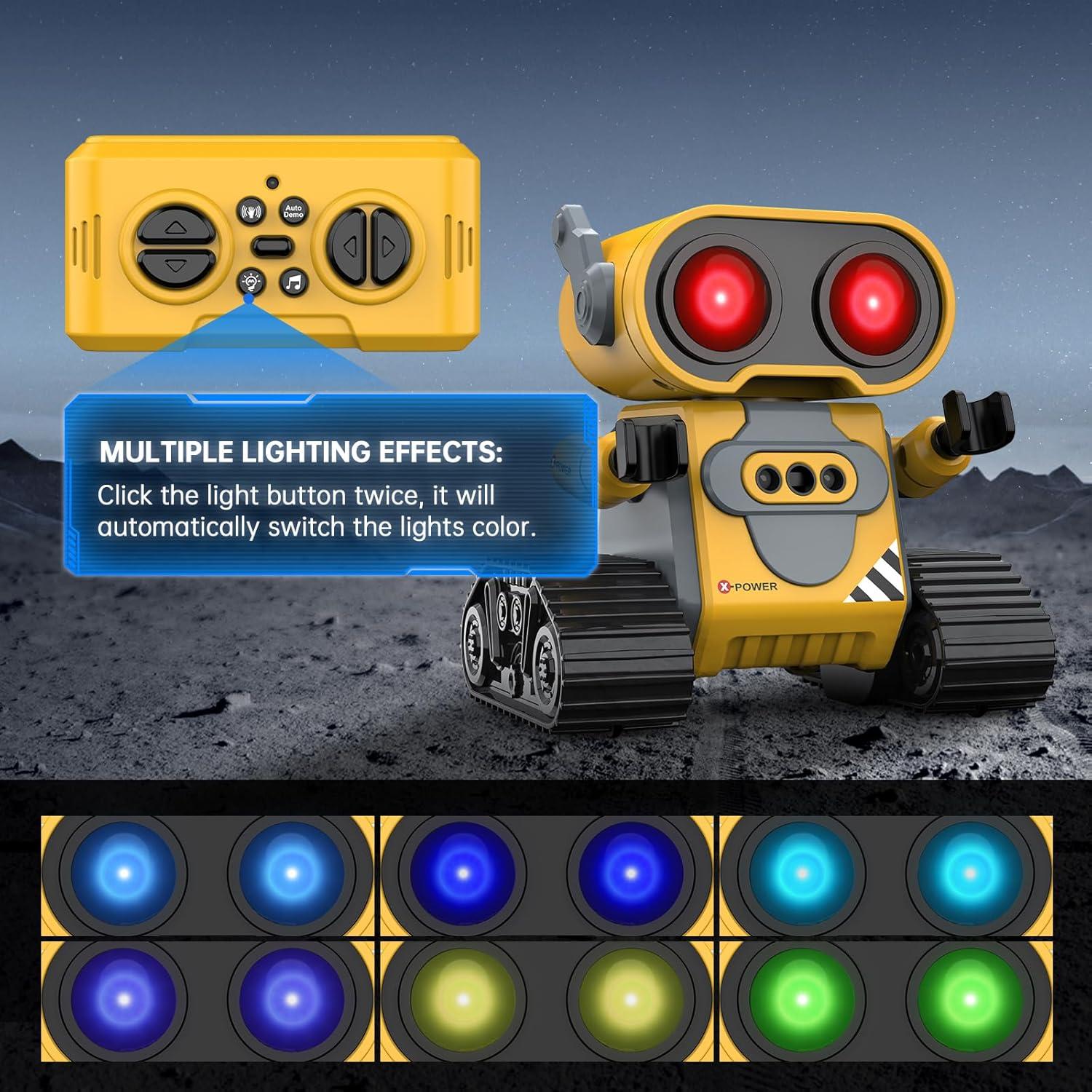 Robot Juguete Control Remoto Hamourd S-023 con Luces y Música