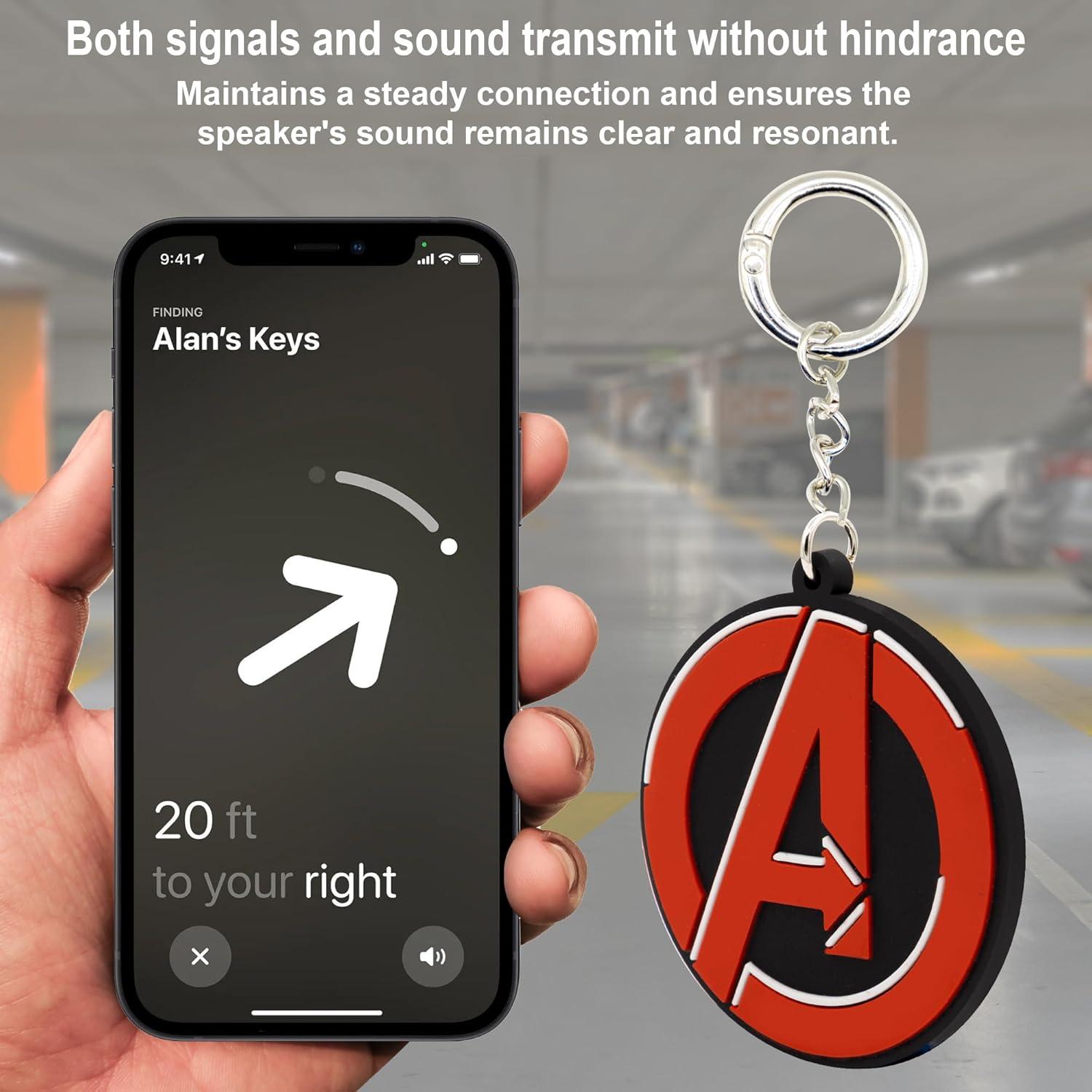 Funda AirTag Marvel Spiderman - Protección para llaves y mascotas