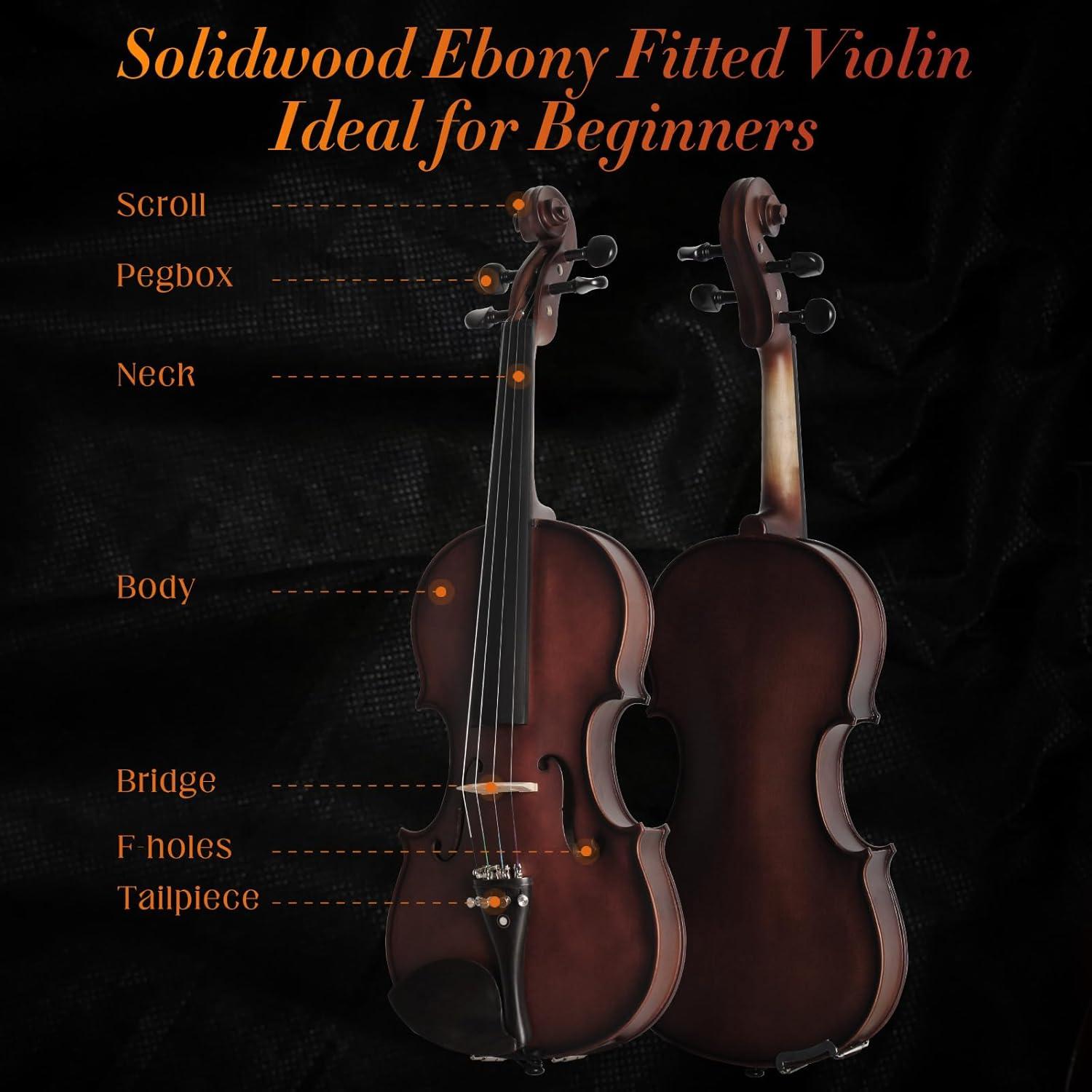 Violín 4/4 ECE006 Antiguo Satinado para Principiantes
