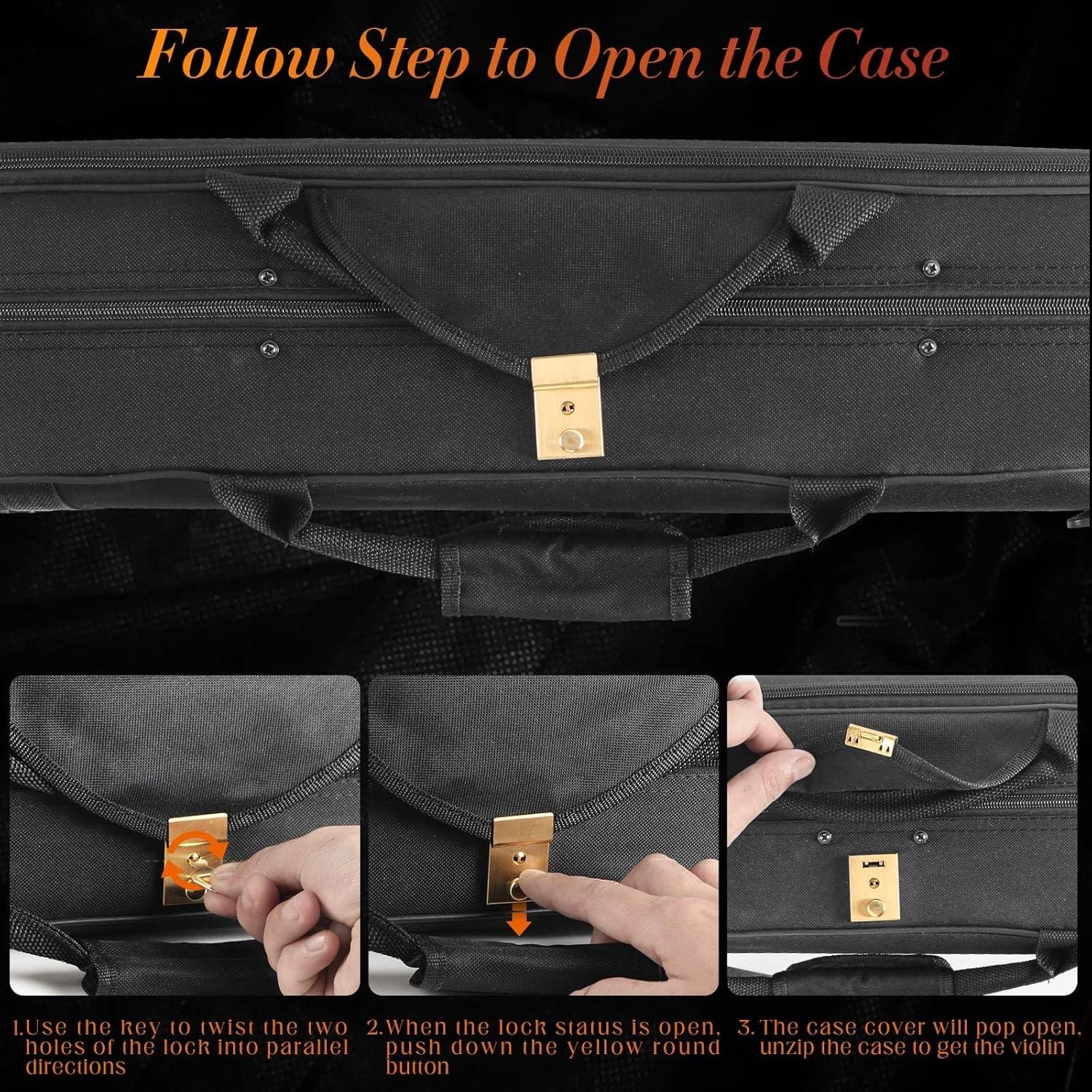 Violín 4/4 ECE006 Antiguo Satinado para Principiantes