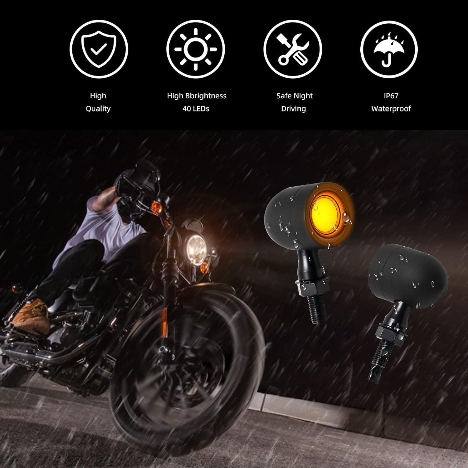 Señales de Giro LED BOSYCY FBM-2051-REAR-BK 2 Pcs