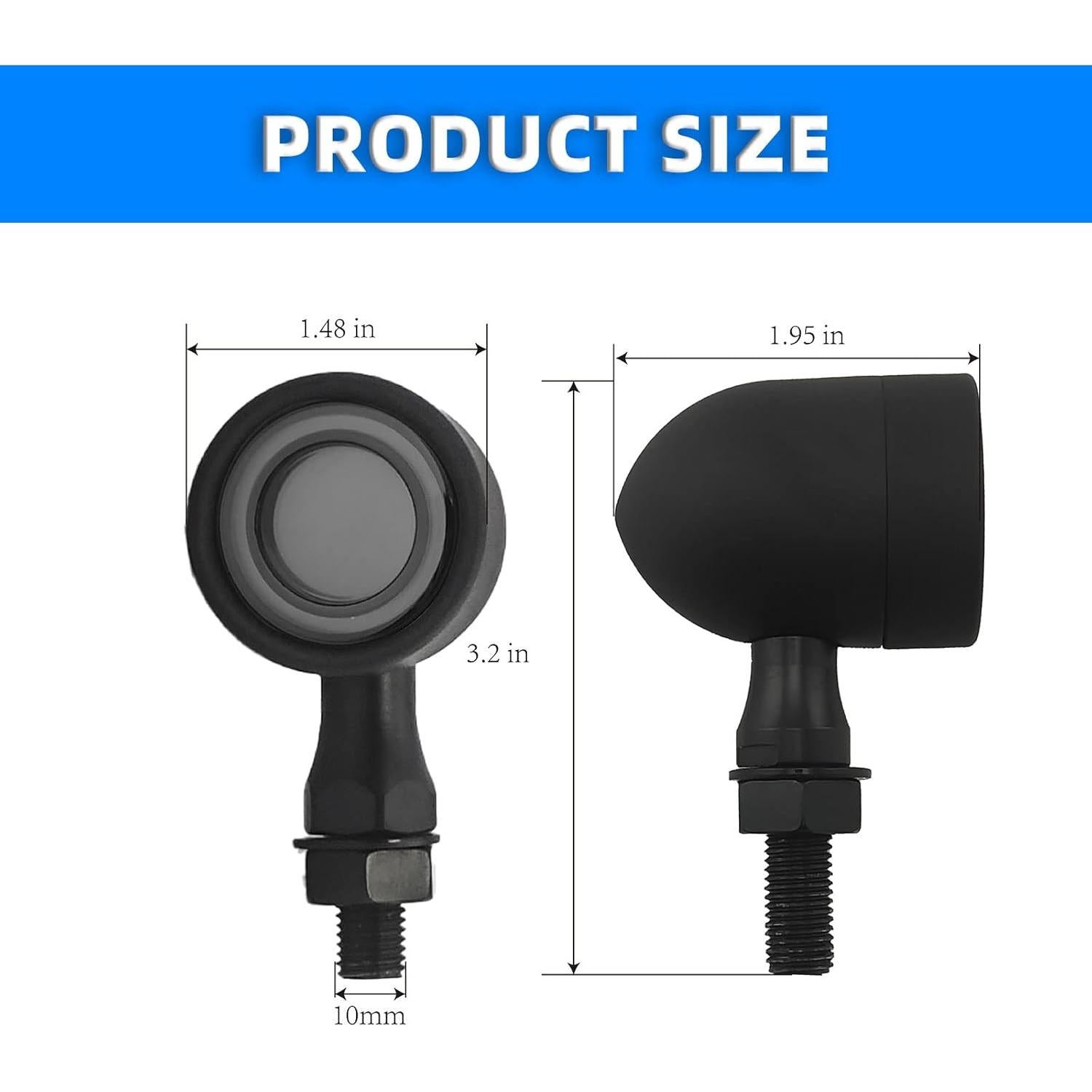 Señales de Giro LED BOSYCY FBM-2051-REAR-BK 2 Pcs