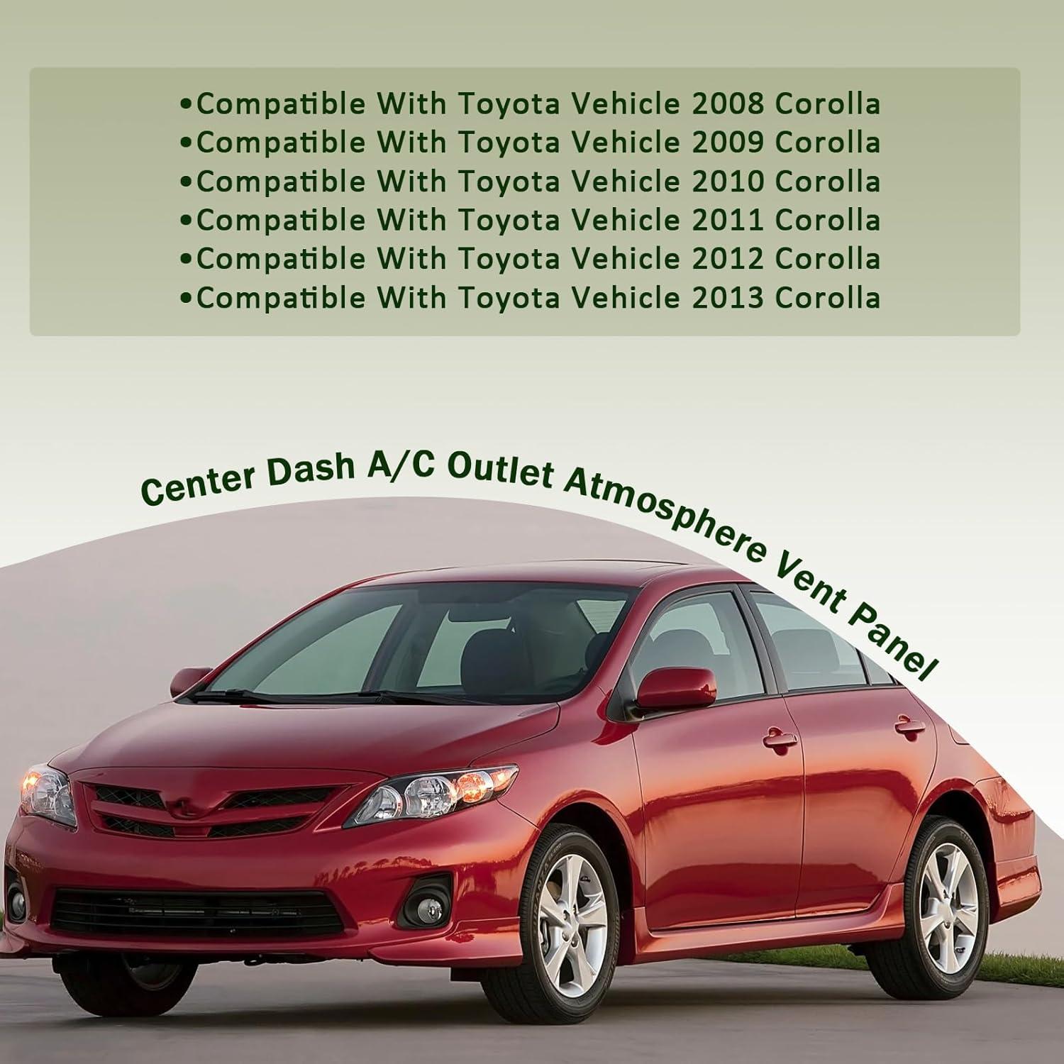 Panel de Salida de Aire A/C Toyota Corolla 2008-2013 ZONFANT