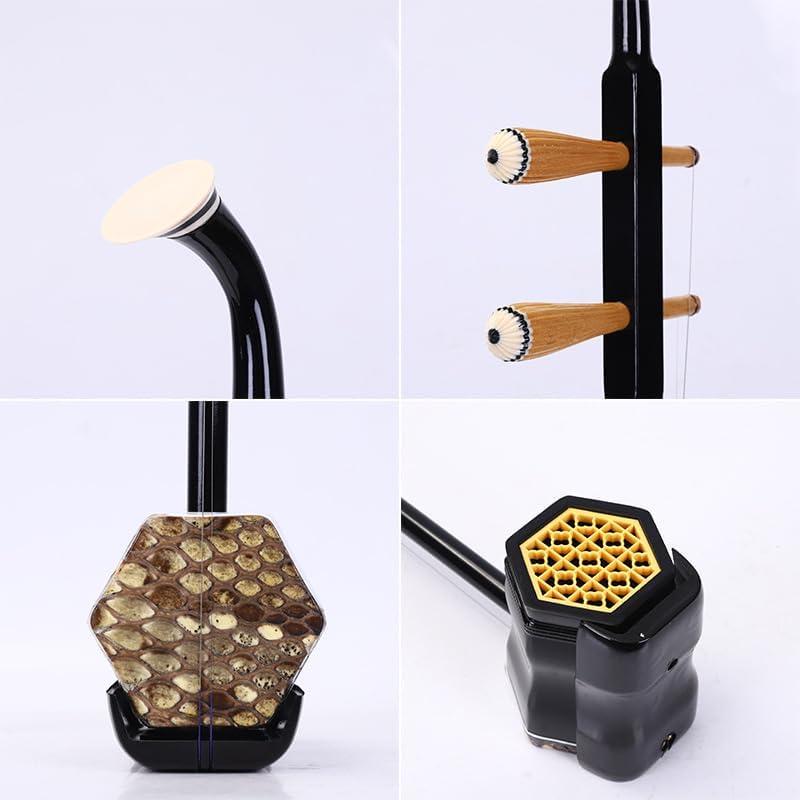 Erhu Chino para Principiantes 2 Cuerdas 81 cm Artesanal