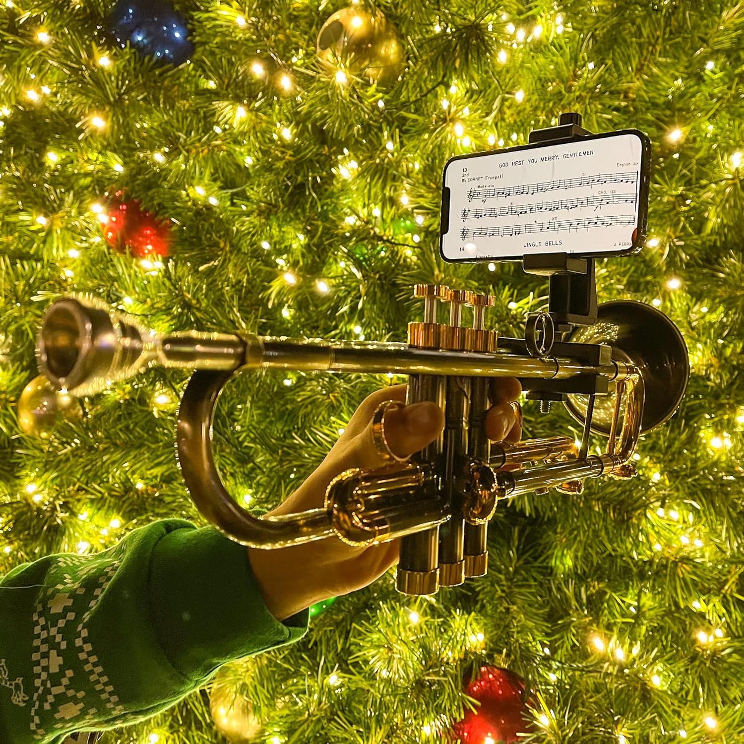 Gripophone Lyre para Trompeta - Soporte para Smartphone