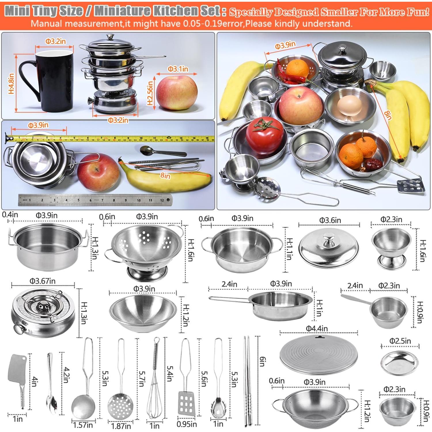 Juego de Utensilios de Cocina Pequeños KEJIH 32 Piezas