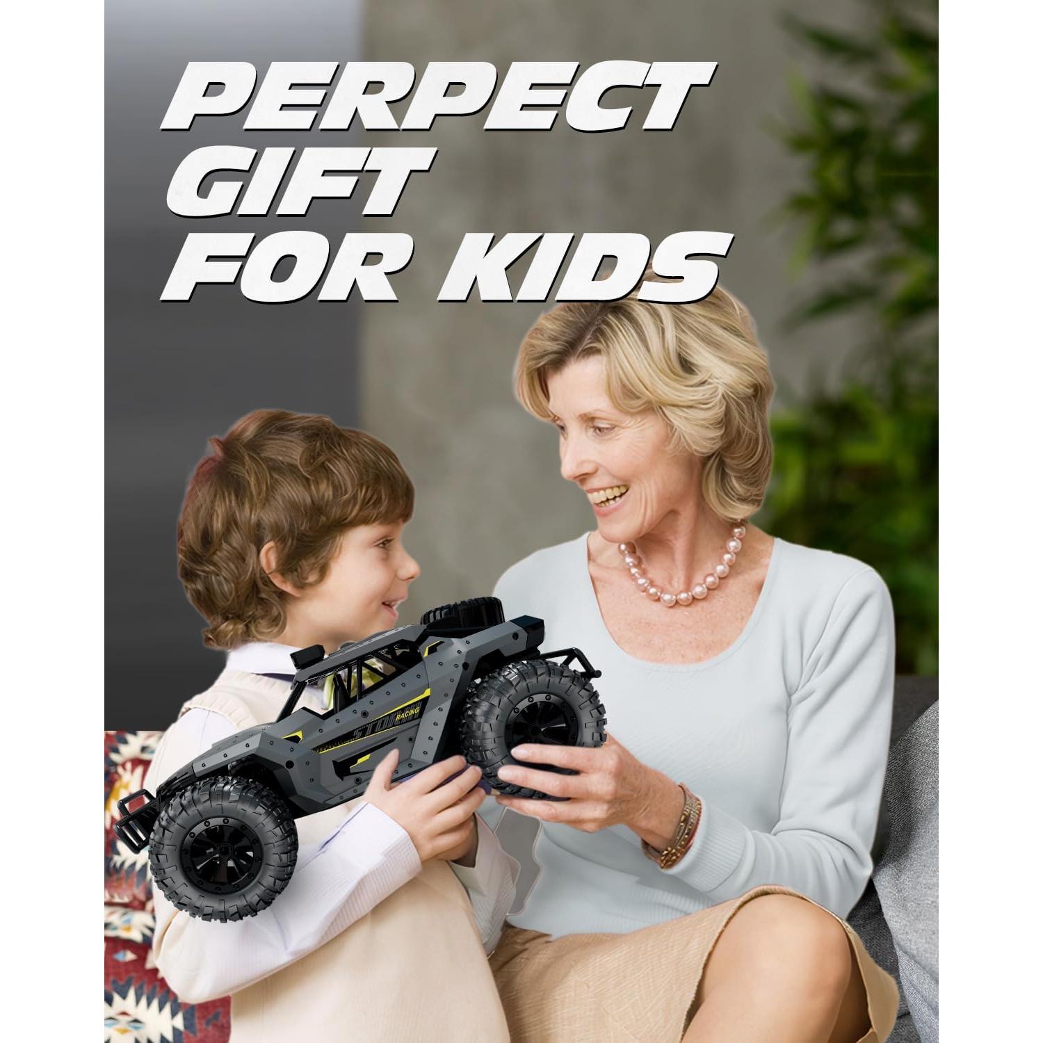 Coche RC Tecnock 4WD 20 KM/H con LED y 2 Baterías 1000mAh