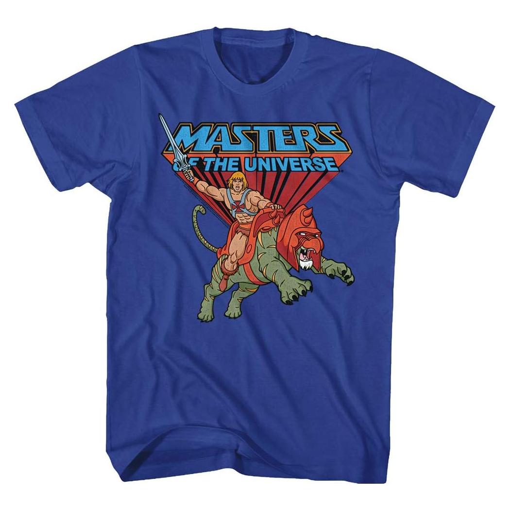 Camiseta He-Man Masters of the Universe Adulto Azul Pequeño