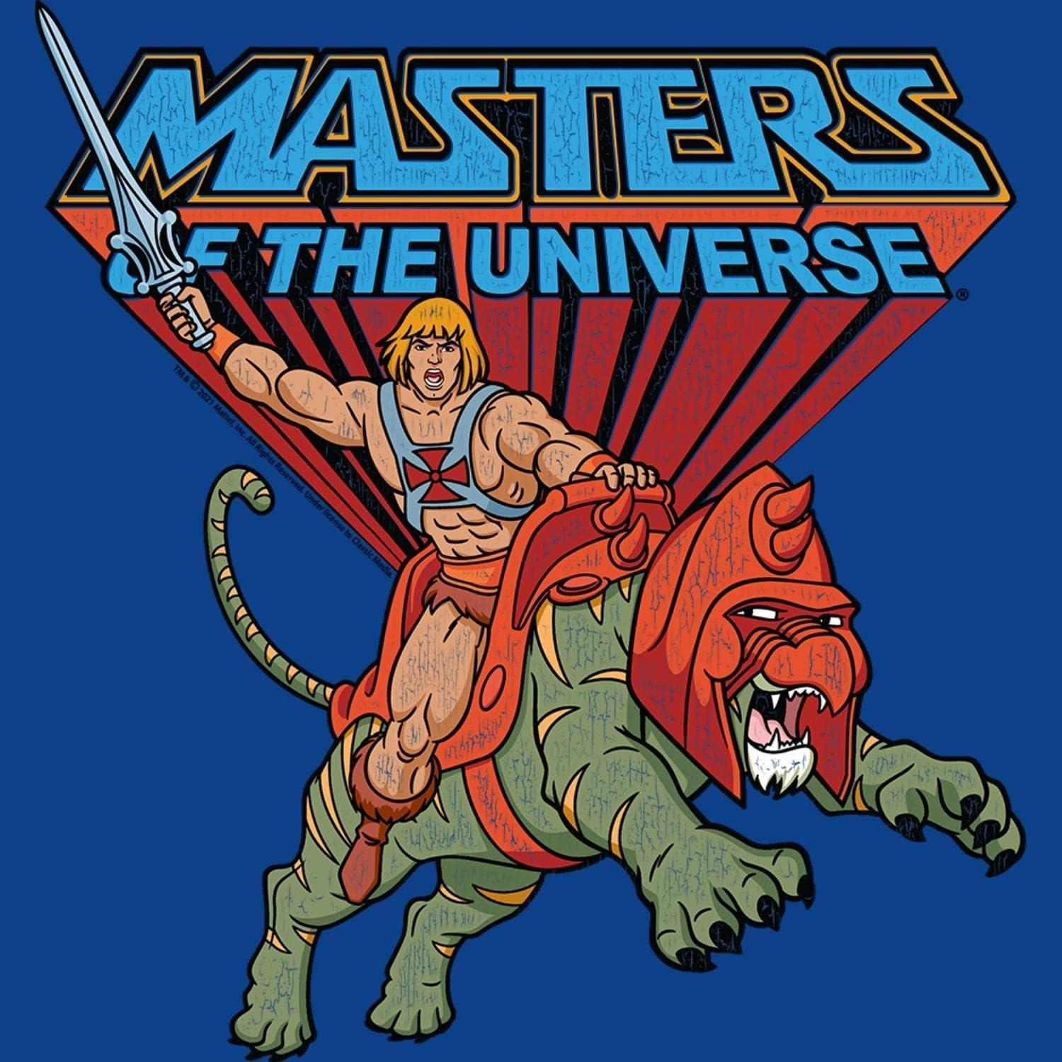 Camiseta He-Man Masters of the Universe Adulto Azul Pequeño