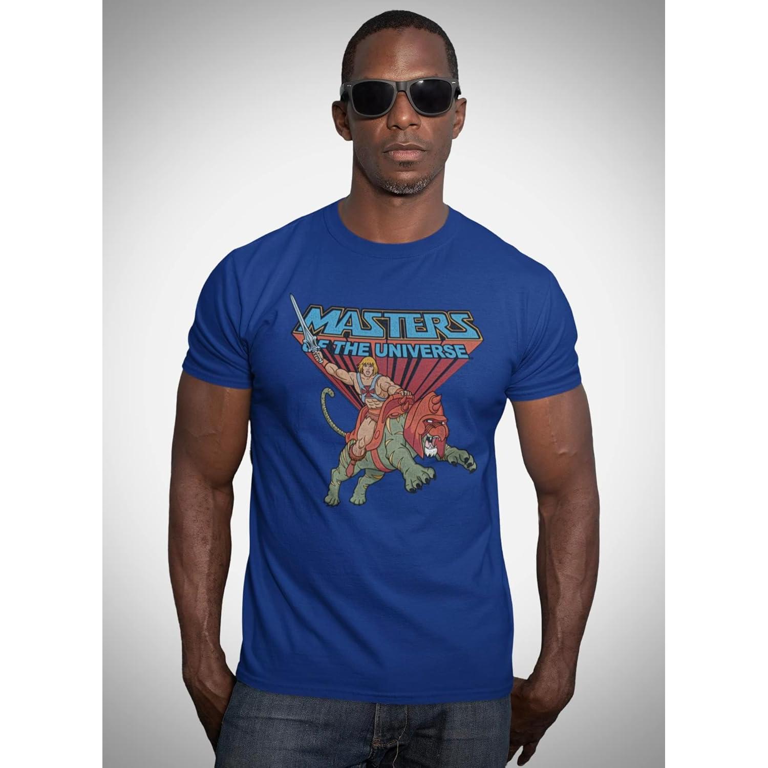 Camiseta He-Man Masters of the Universe Adulto Azul Pequeño
