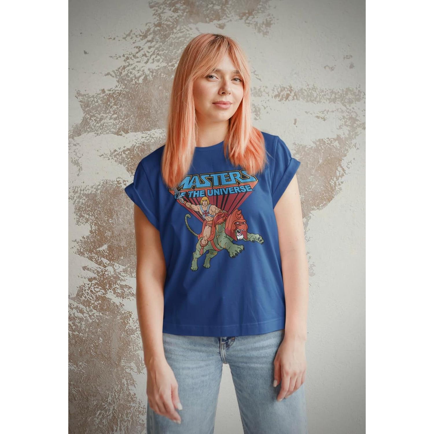 Camiseta He-Man Masters of the Universe Adulto Azul Pequeño