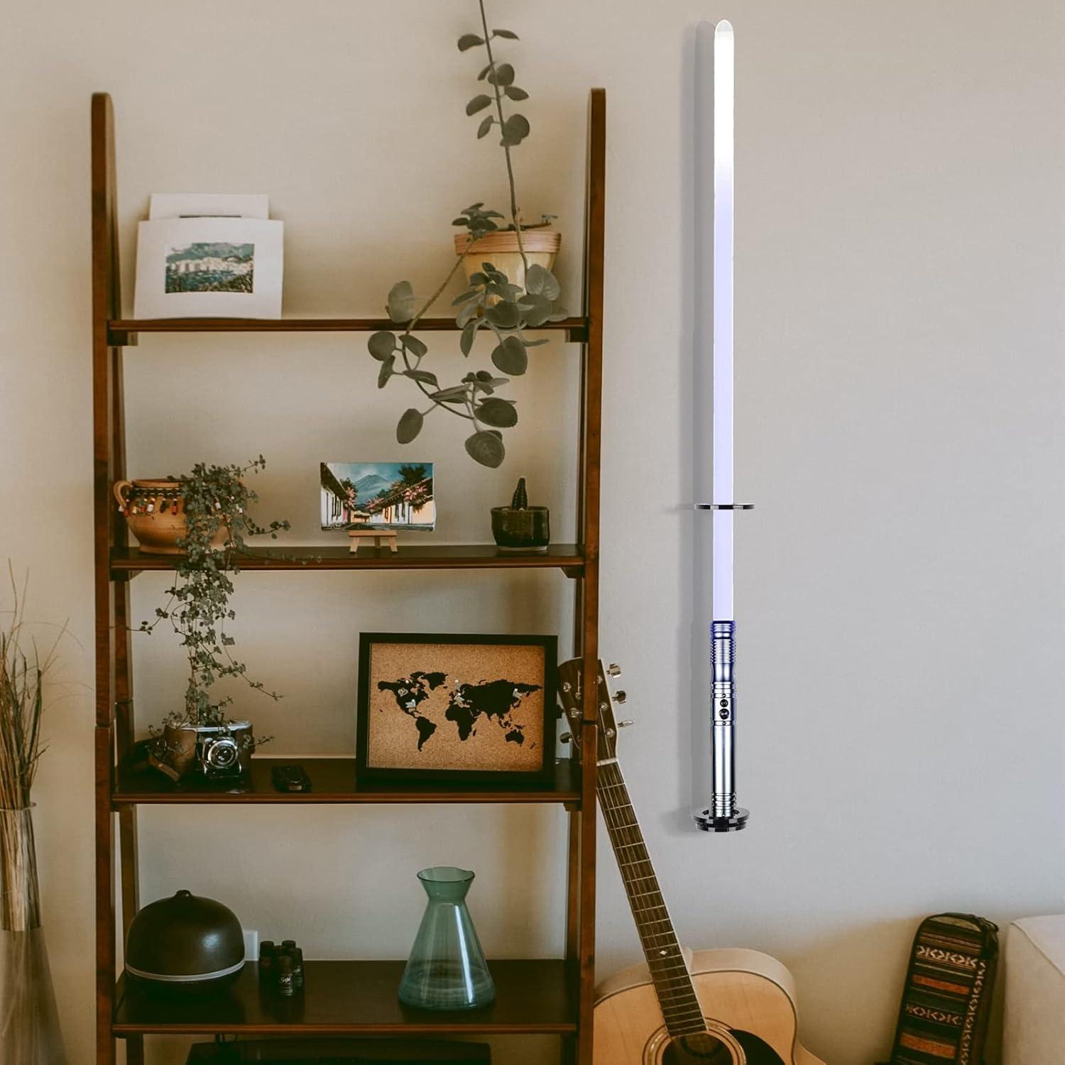 Soporte de exhibición de sable de luz WANLIAN Negro 1 agujero