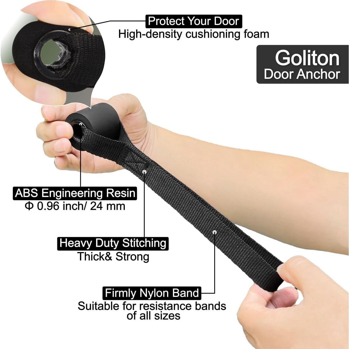 Bandas de Ejercicio de Resistencia Goliton - Ancla de Puerta