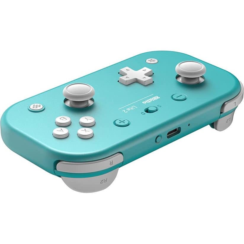 8BitDo Lite 2 Bluetooth Gamepad for Switch, Switch Lite, Android and Raspberry Pi (Turquoise)