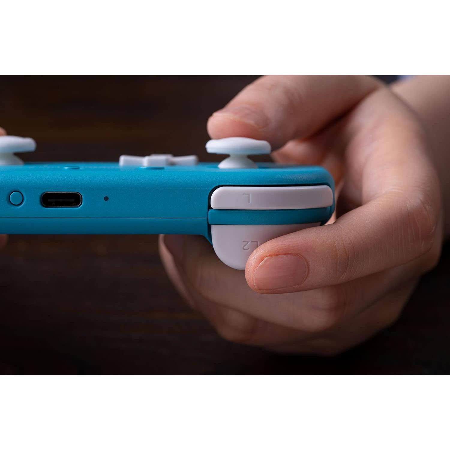 8BitDo Lite 2 Bluetooth Gamepad for Switch, Switch Lite, Android and Raspberry Pi (Turquoise)