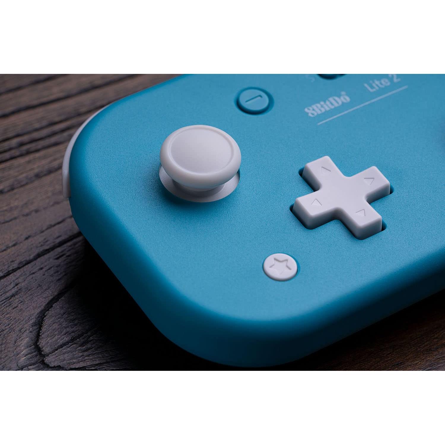 8BitDo Lite 2 Bluetooth Gamepad for Switch, Switch Lite, Android and Raspberry Pi (Turquoise)