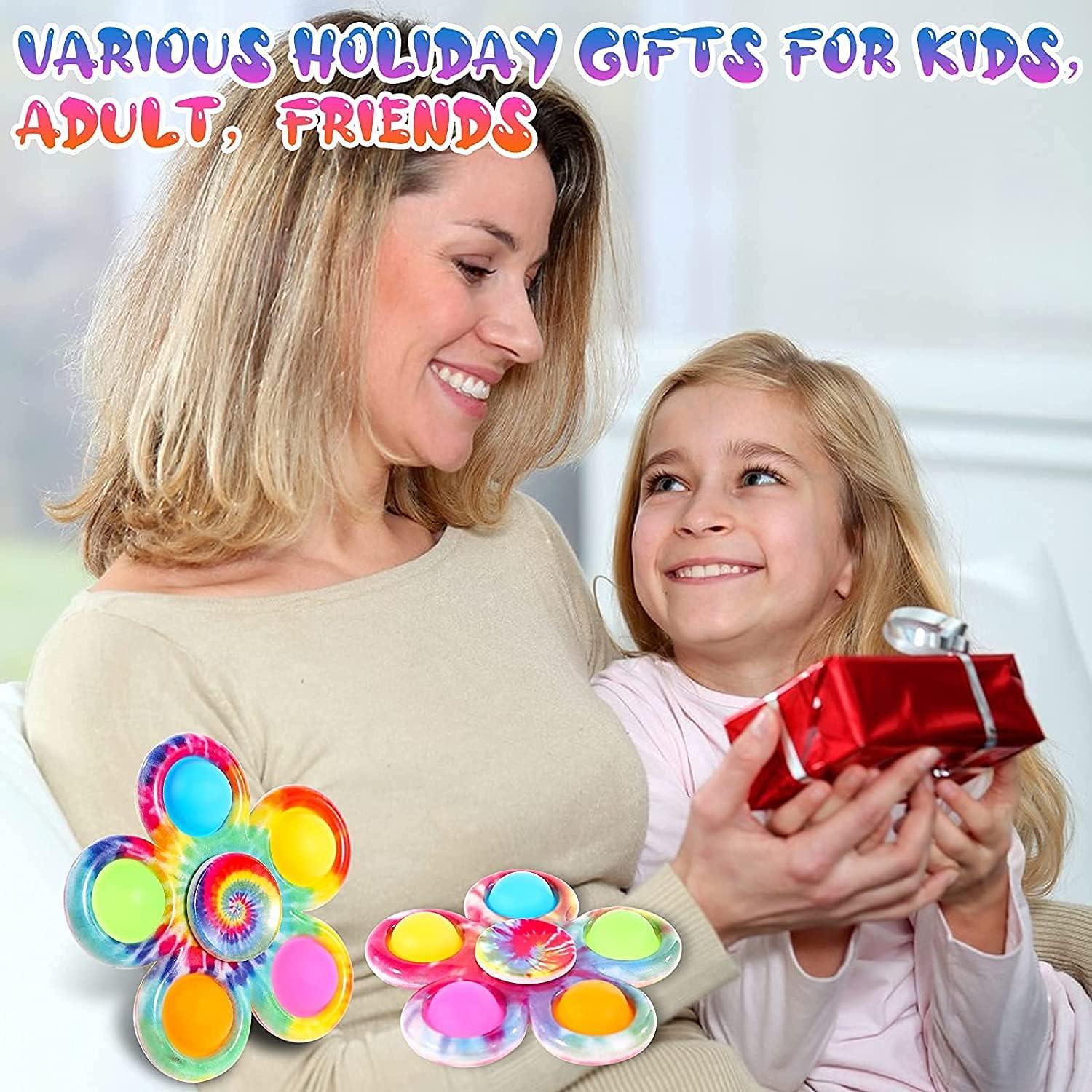 Paquete de 6 Spinners Antiestrés Multicolor para Niños