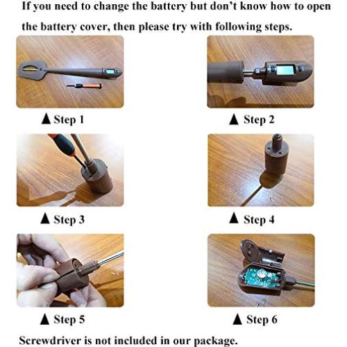 Espátula Digital Efeng con Termómetro y Clip para Olla 30.48 cm