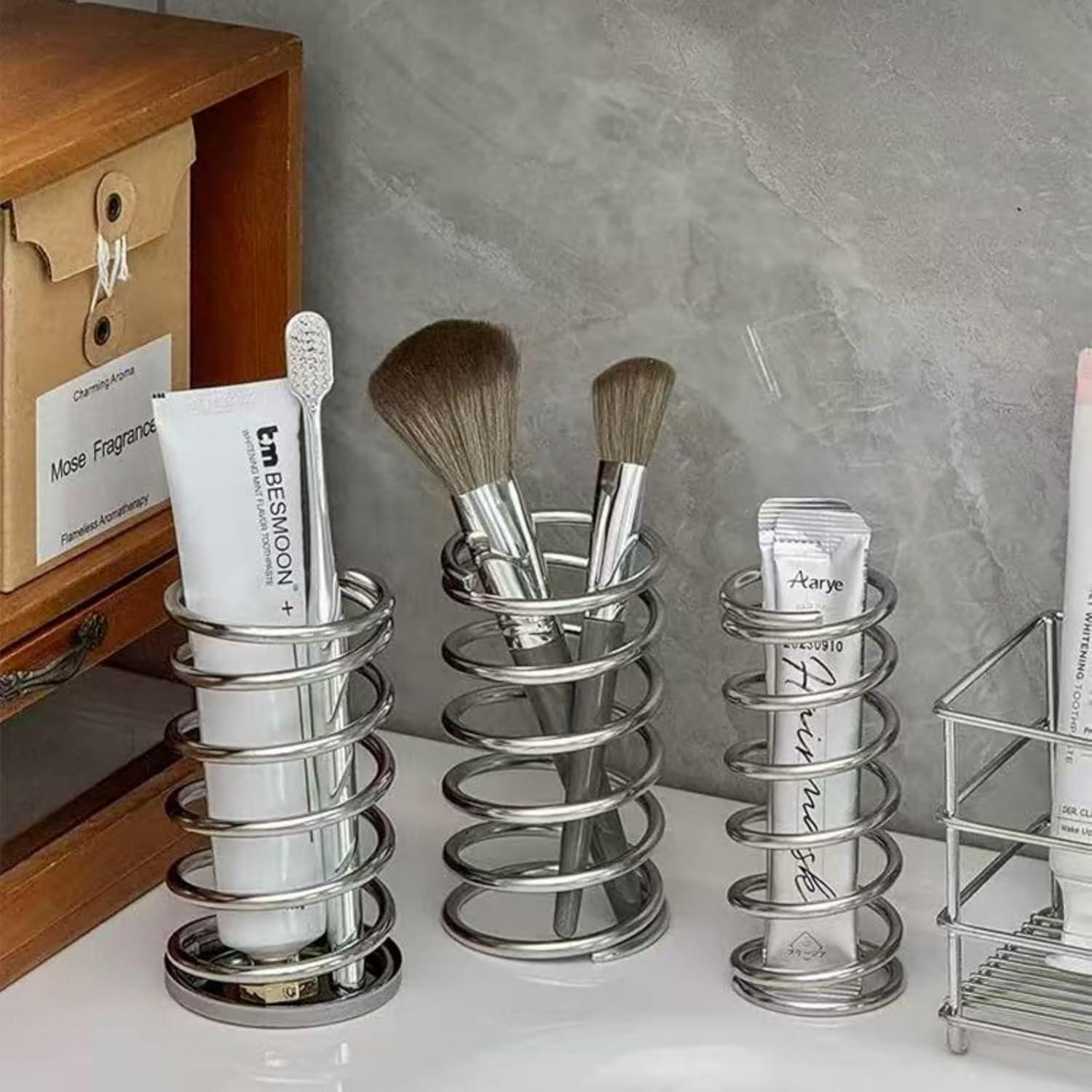 Soporte para Cepillos de Dientes Wjwumha 2 Piezas Acero Inoxidable