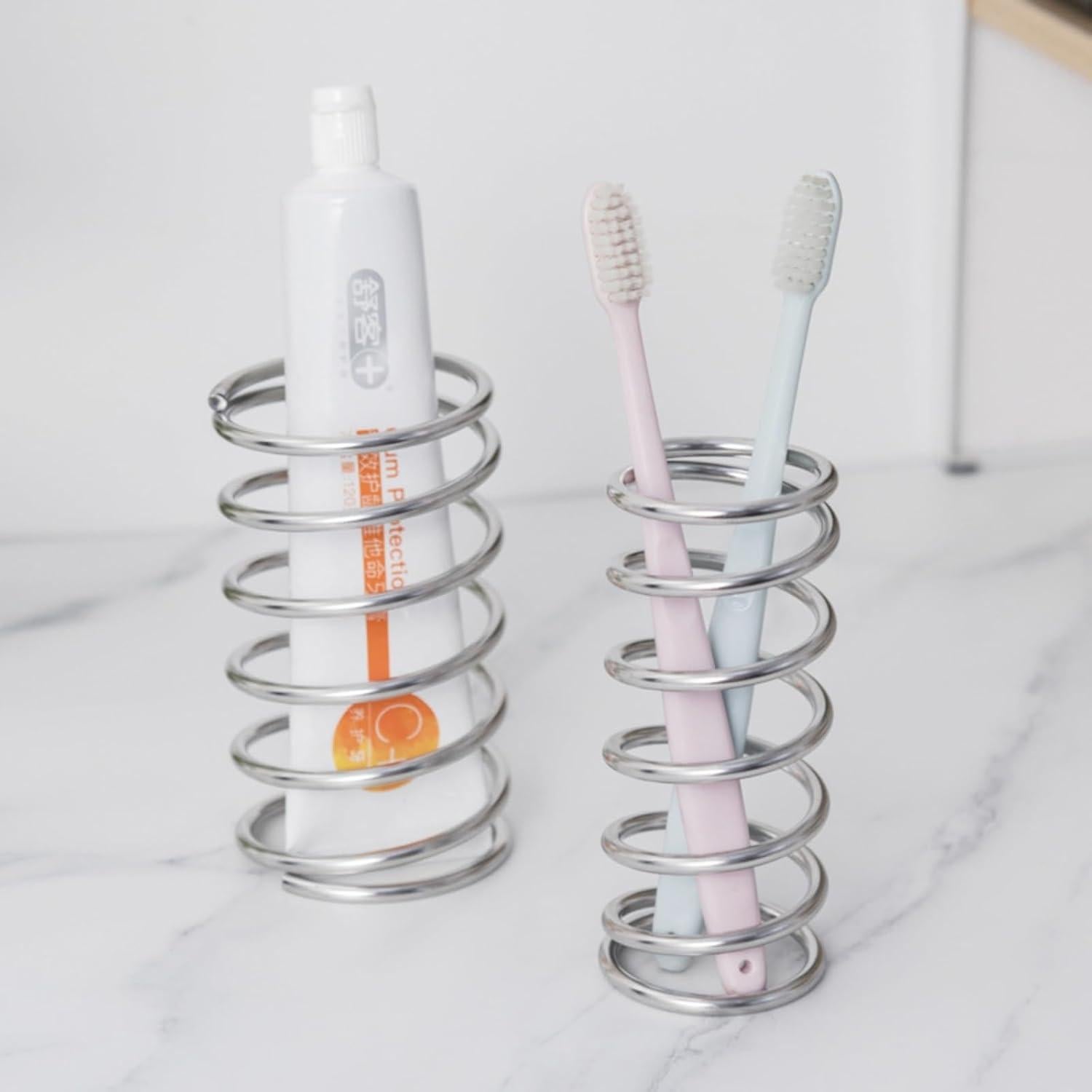 Soporte para Cepillos de Dientes Wjwumha 2 Piezas Acero Inoxidable