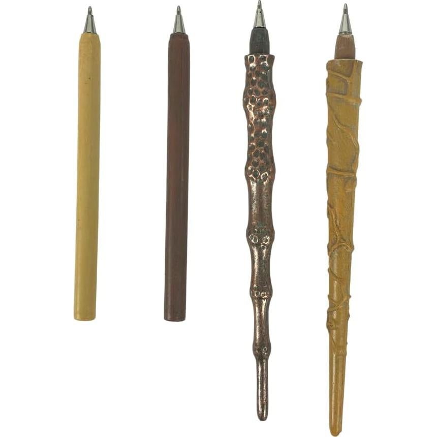 Juego de bolígrafos Harry Potter - Varitas de Voldemort, Hermione y Dumbledore