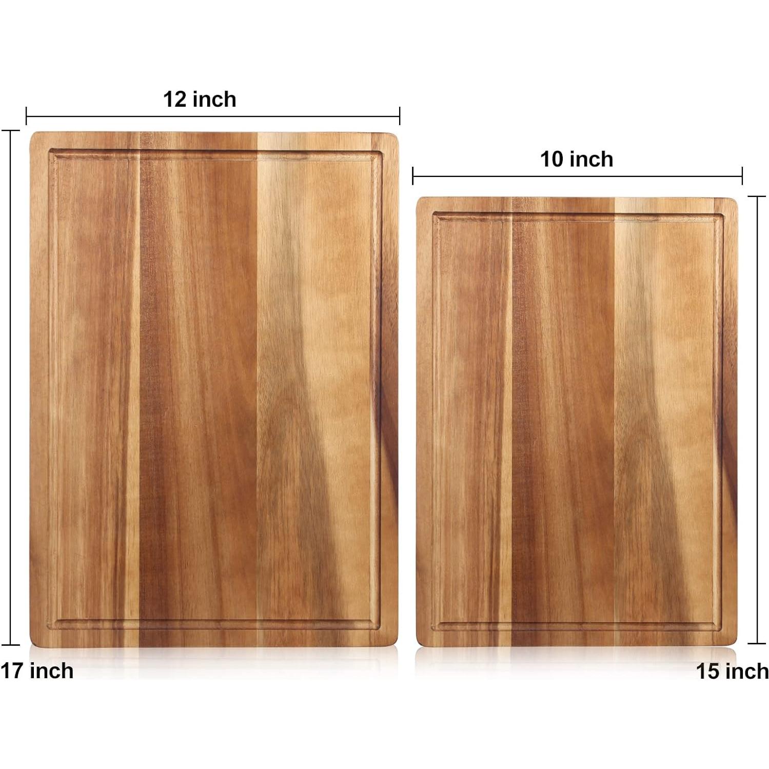 Tabla de Cortar de Madera de Acacia Ayiaren 38.1x25.4 cm