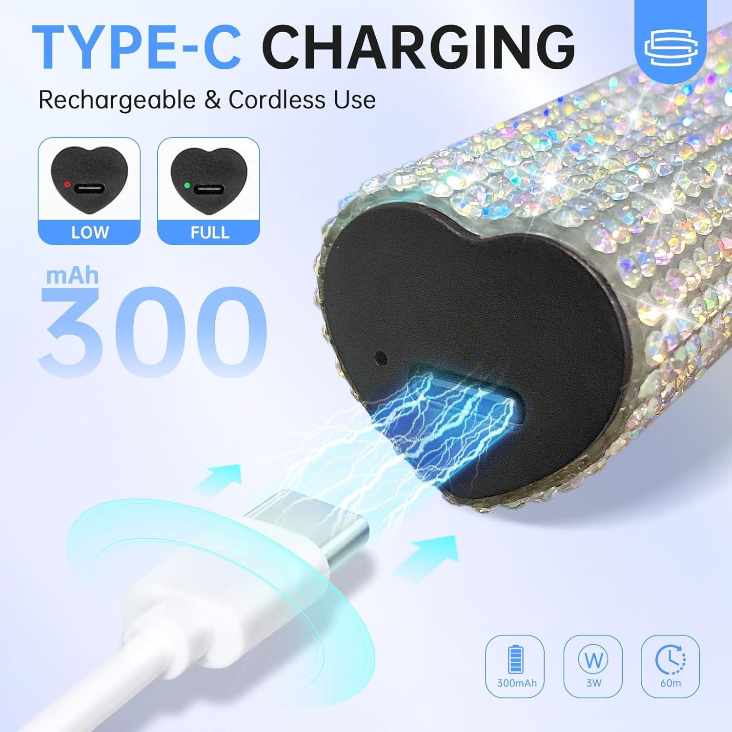 Lámpara UV para Uñas de Gel CHRISTINE SHELLY Portátil 300mAh