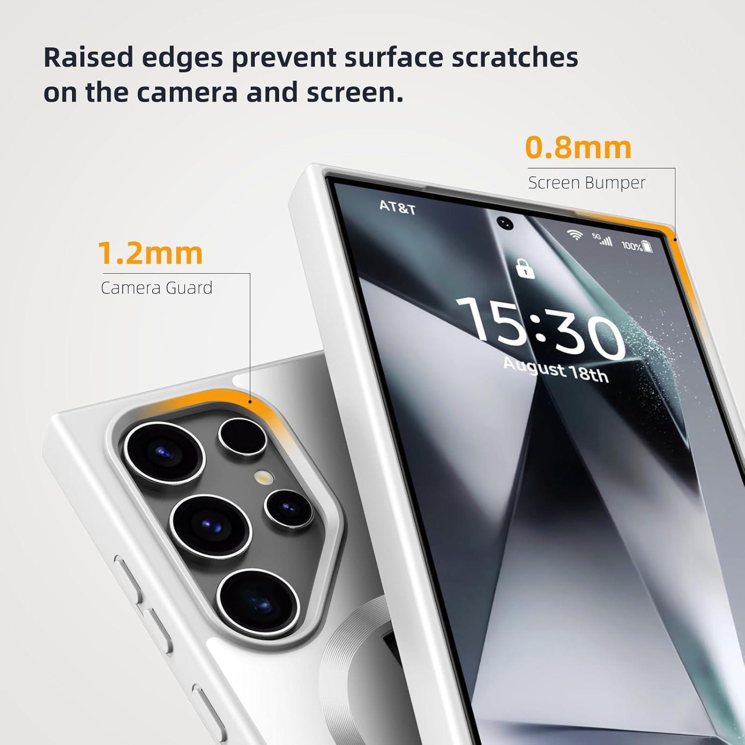 Funda Magnética AUROX para Samsung Galaxy S24 con Soporte Invisible