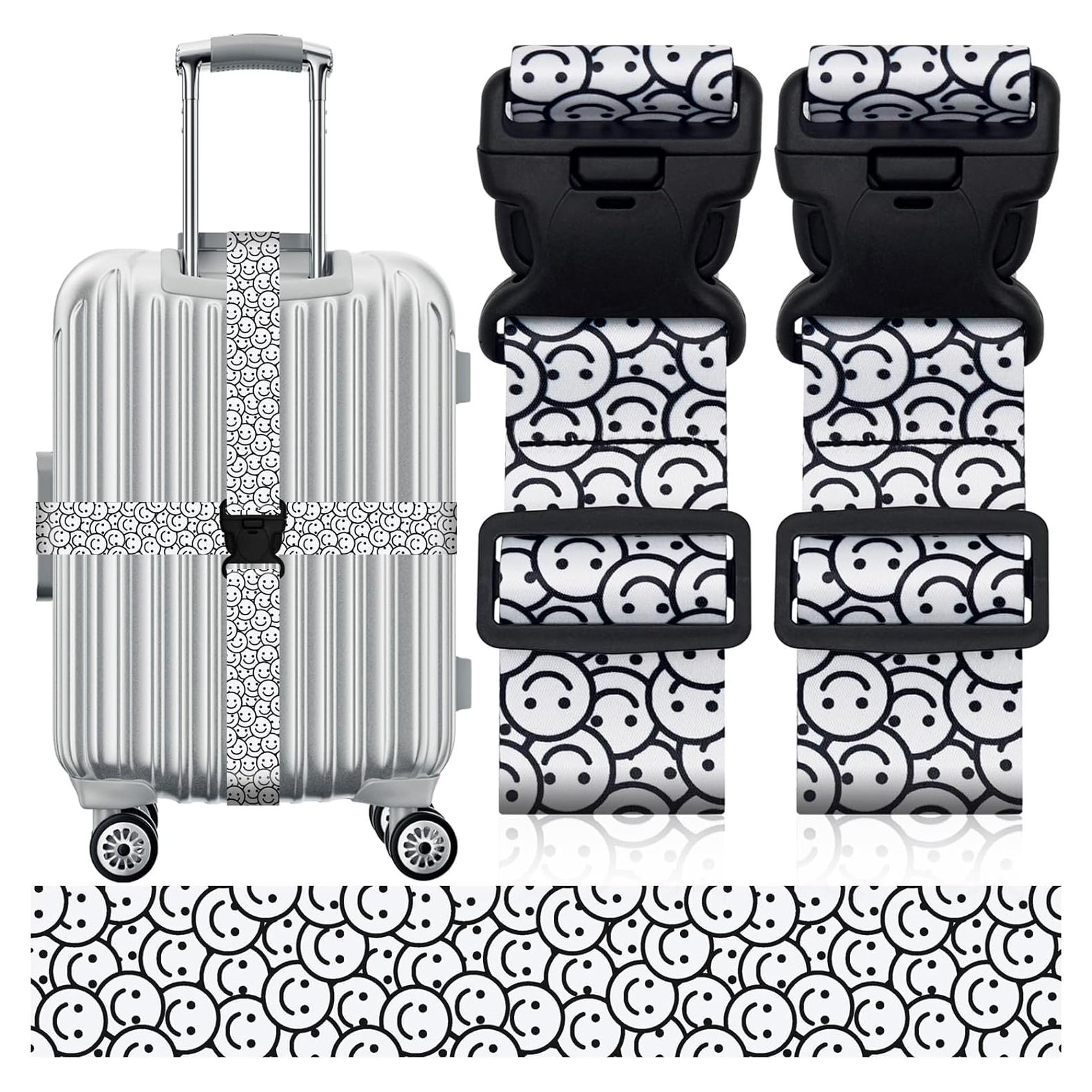 Correas de Equipaje Leehoom 2 Paquetes 5cm x 198cm Nylon