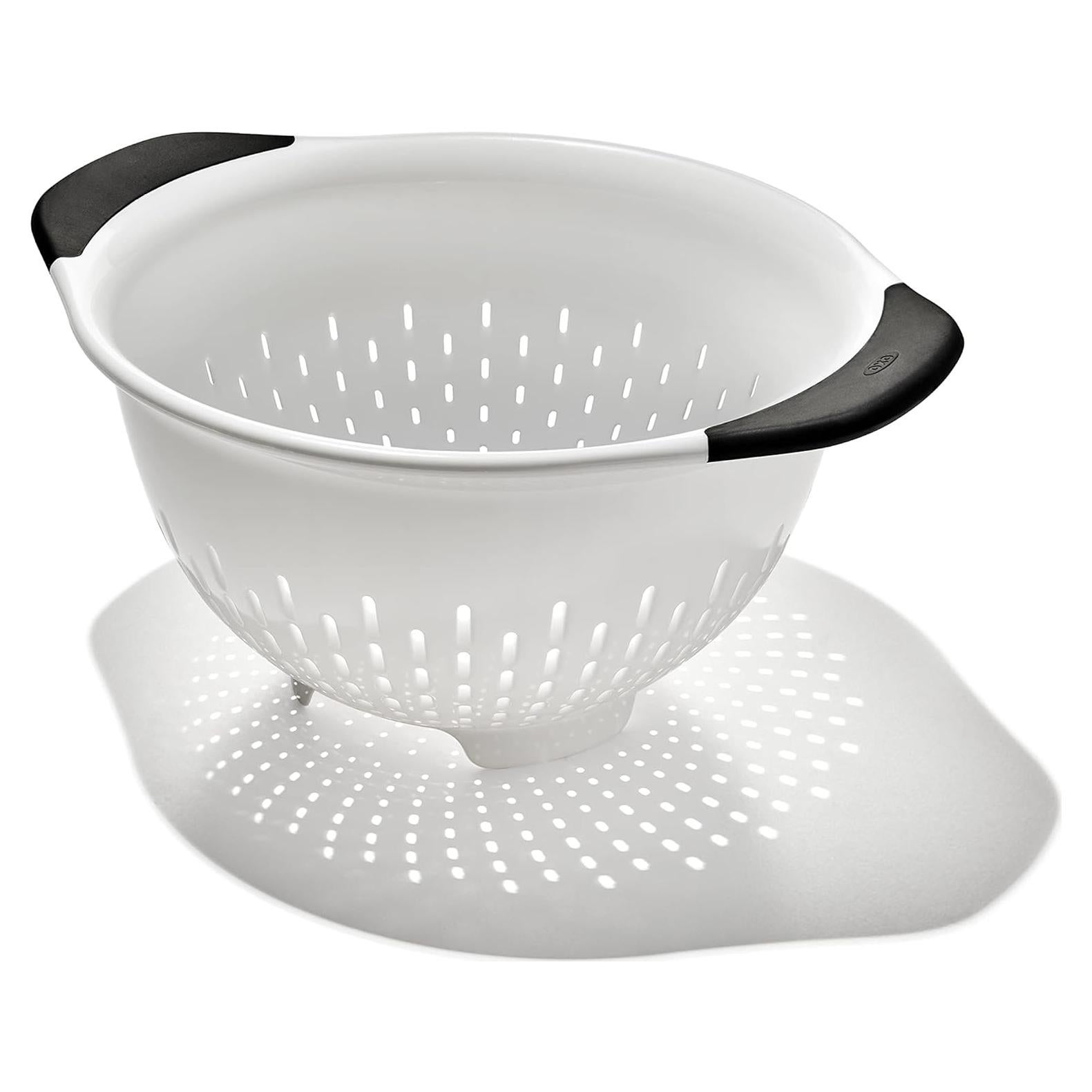 Colador de Plástico OXO Good Grips 2.8 L Blanco Antideslizante