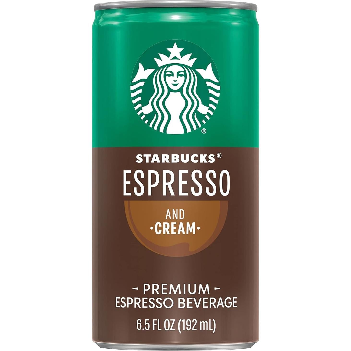 Café Espresso y Crema Starbucks 12 Latas 192ml