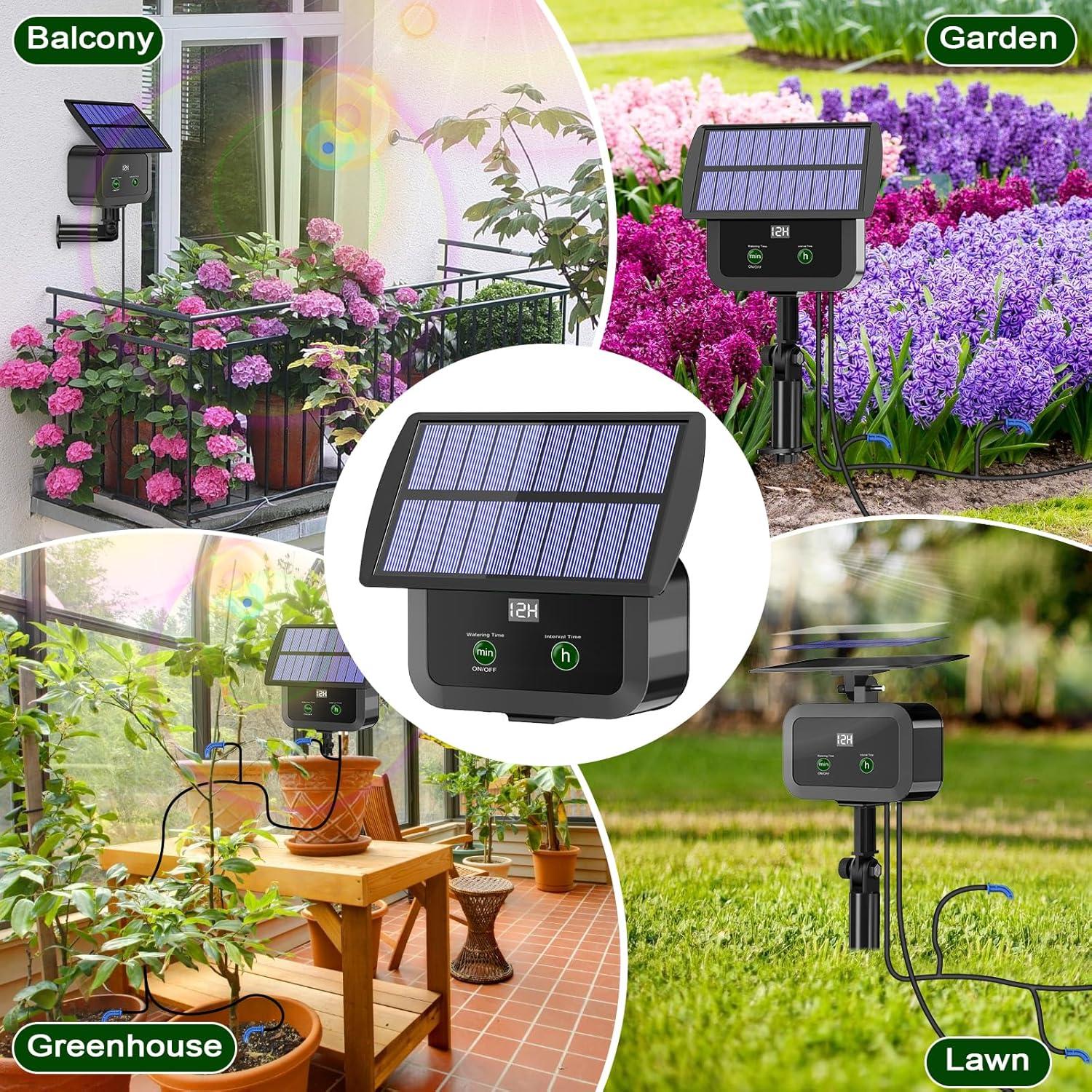 Sistema de Riego por Goteo Solar Srygery BSV-IC015 15 Plantas