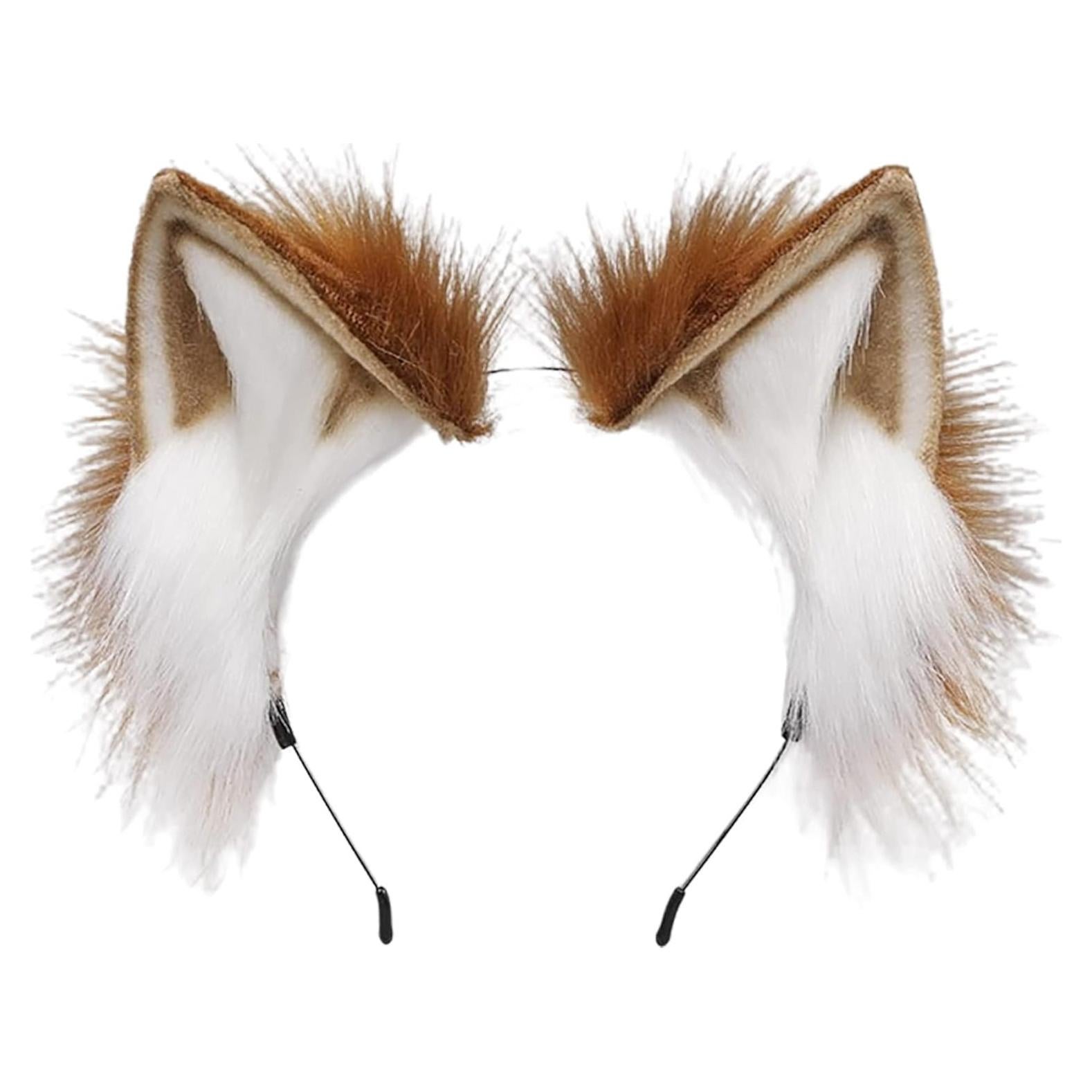 Diadema de Piel Sintética BNLIDES Orejas de Zorro