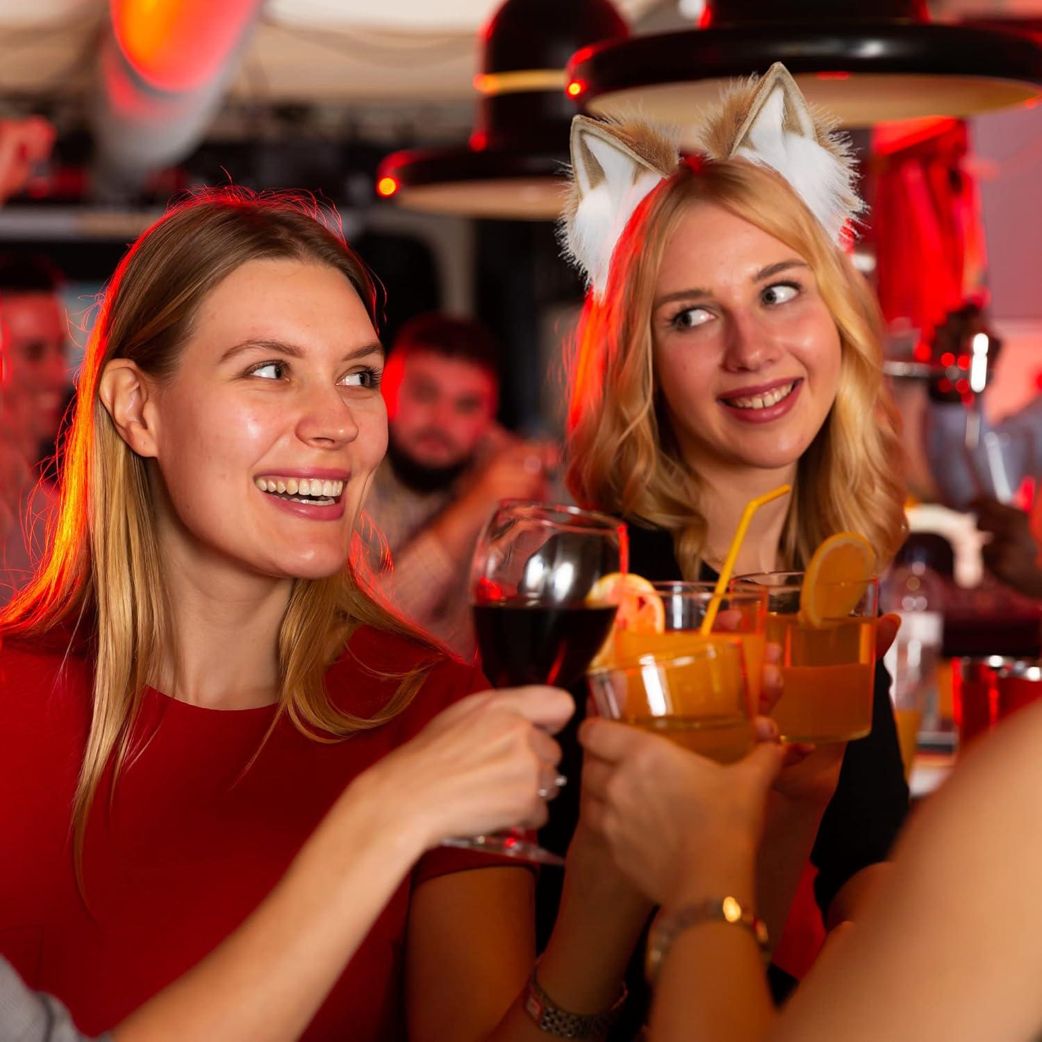 Diadema de Piel Sintética BNLIDES Orejas de Zorro