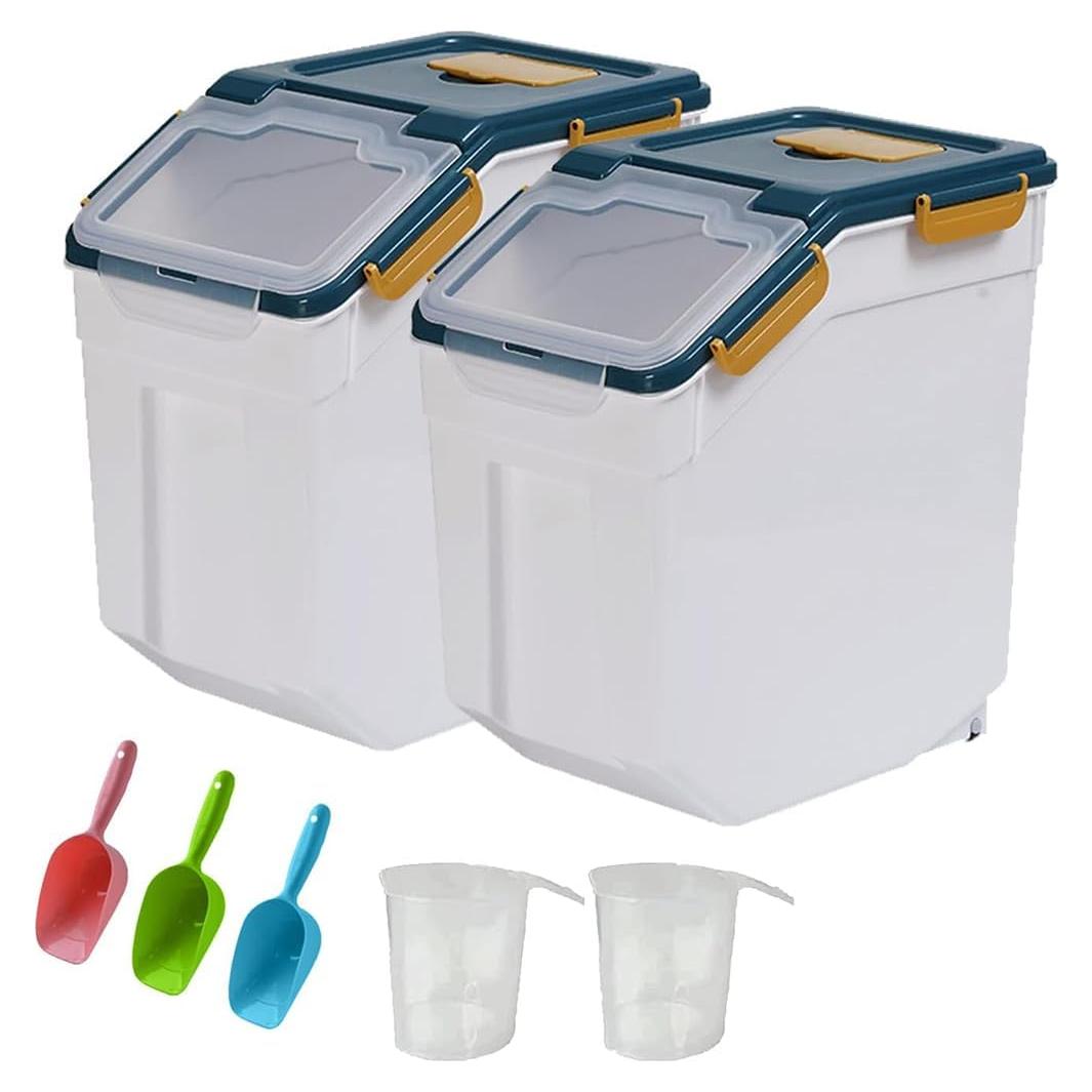 Contenedor de Almacenamiento Hermético YXQ 25lbs 2 Piezas