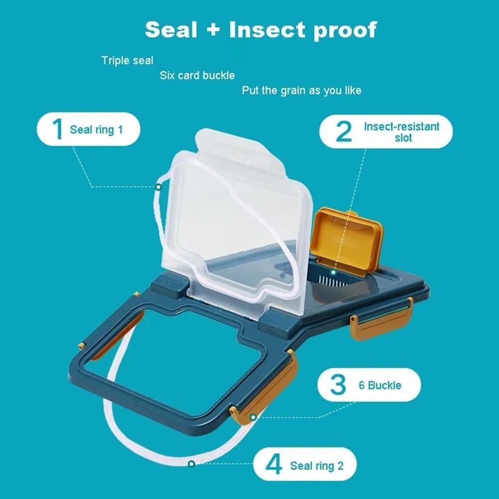 Contenedor de Almacenamiento Hermético YXQ 25lbs 2 Piezas