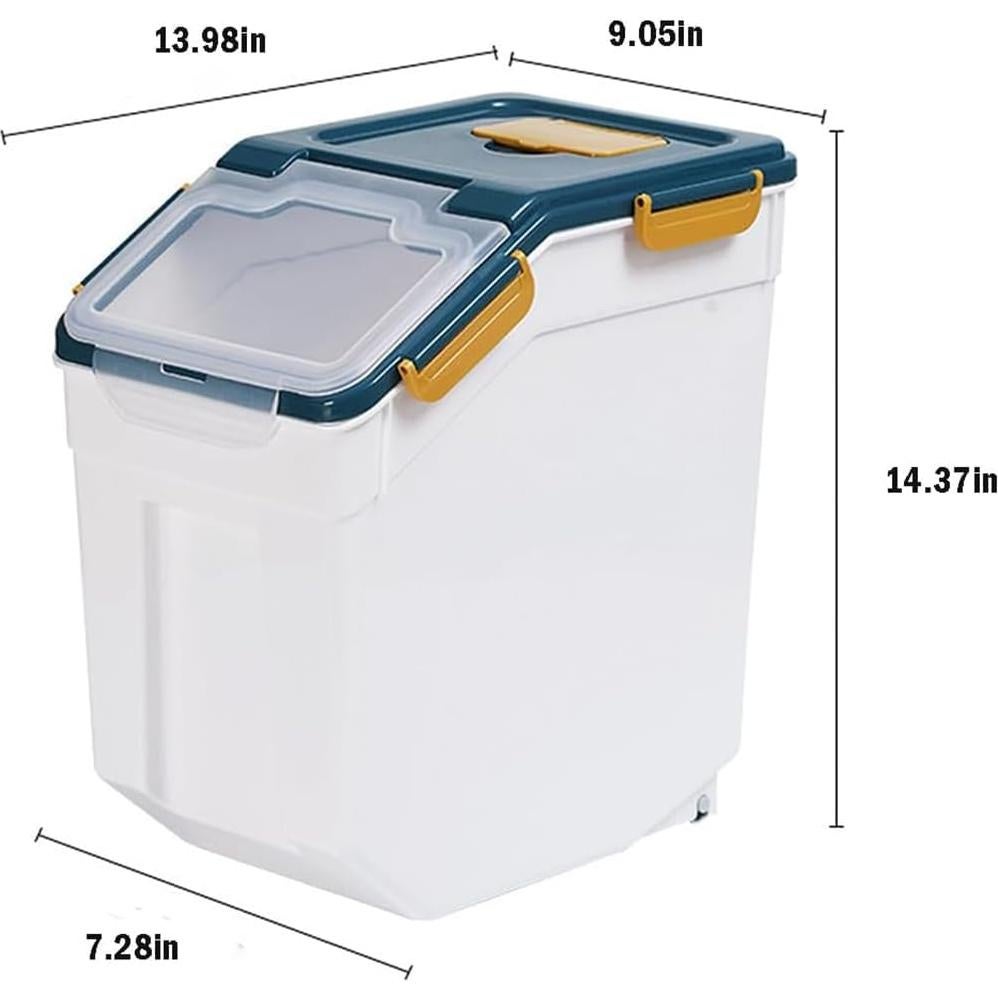 Contenedor de Almacenamiento Hermético YXQ 25lbs 2 Piezas